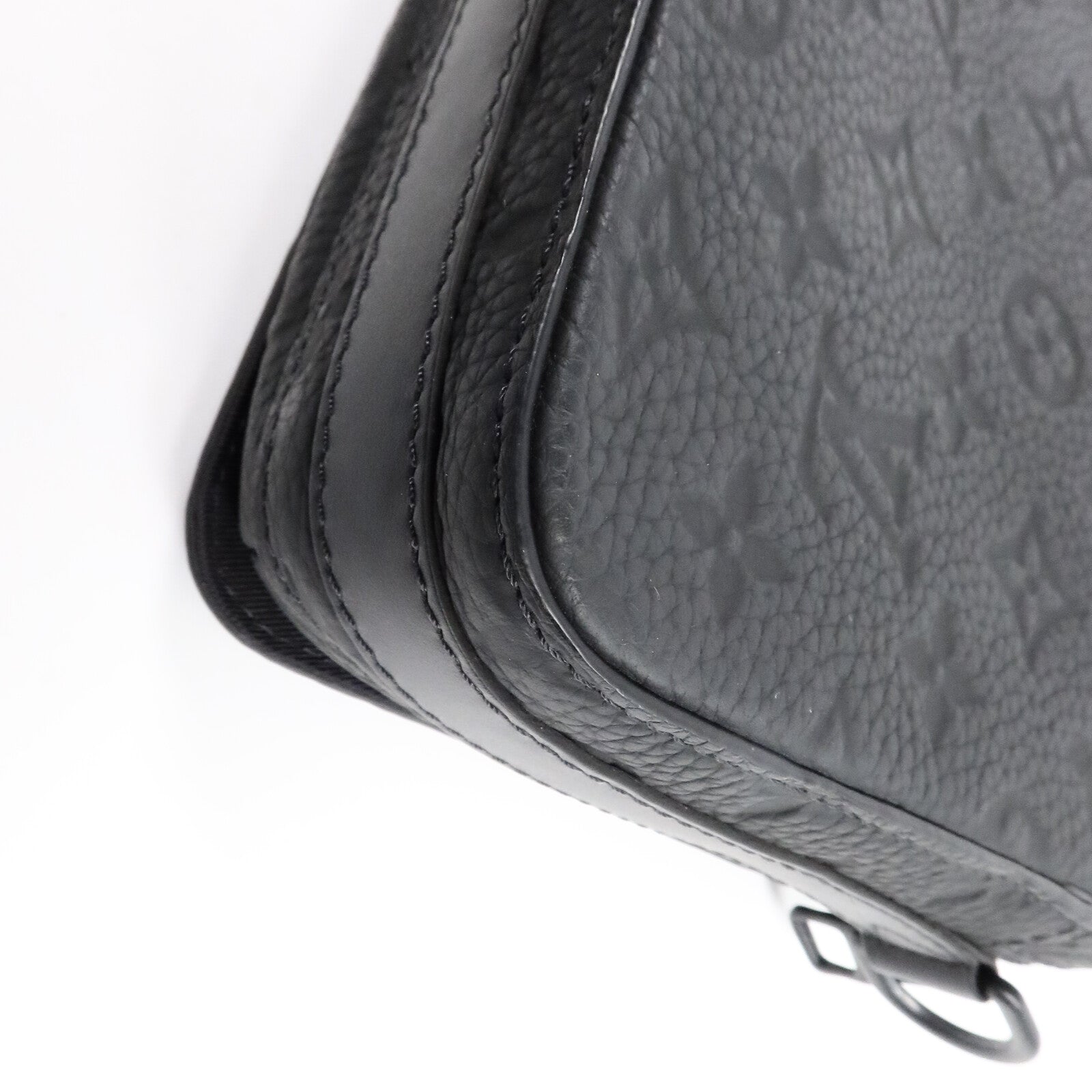 LOUIS VUITTON Monogram Taurillon Steamer Messenger肩背袋