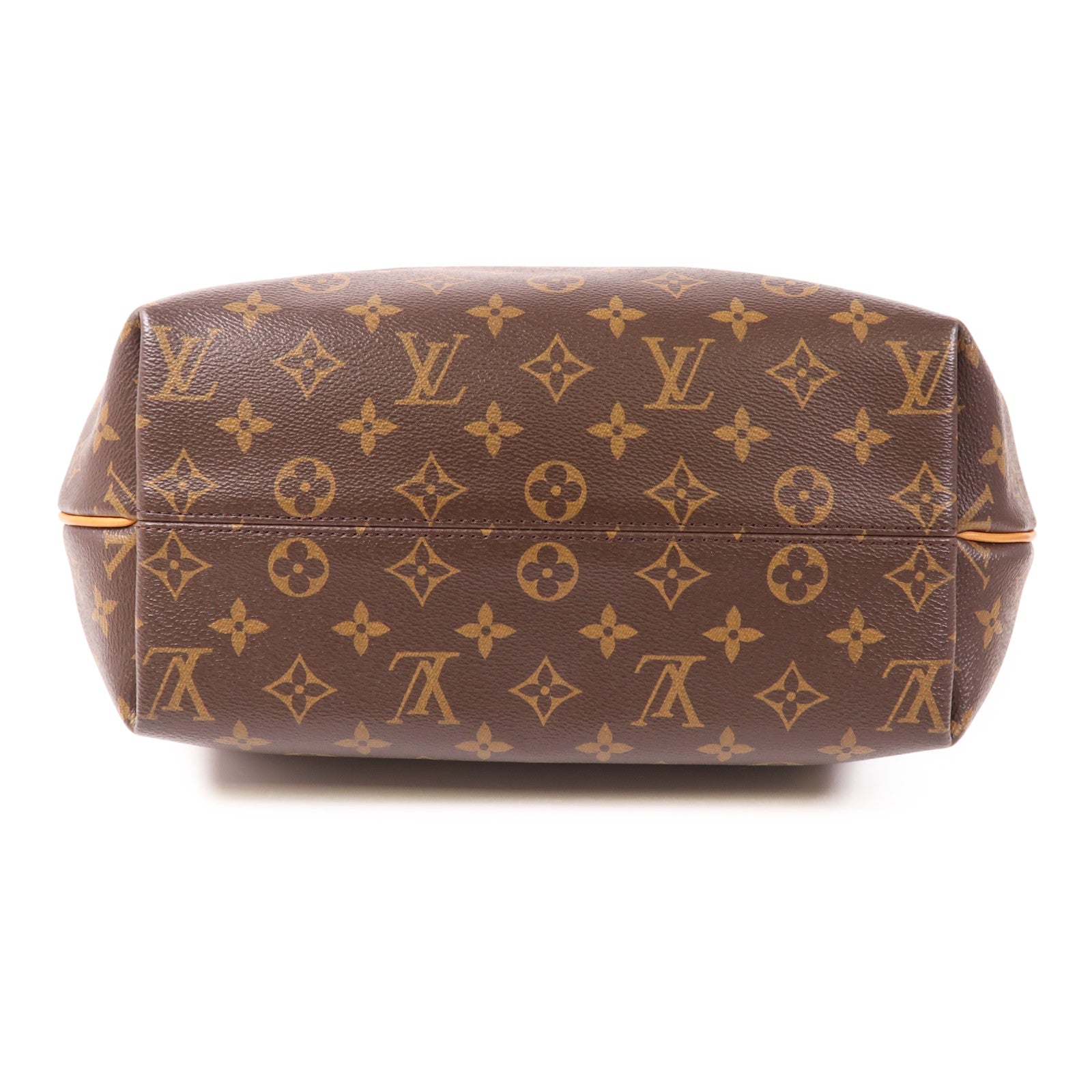 LOUIS VUITTON Monogram Turenne MM金扣手挽肩背兩用袋棕色