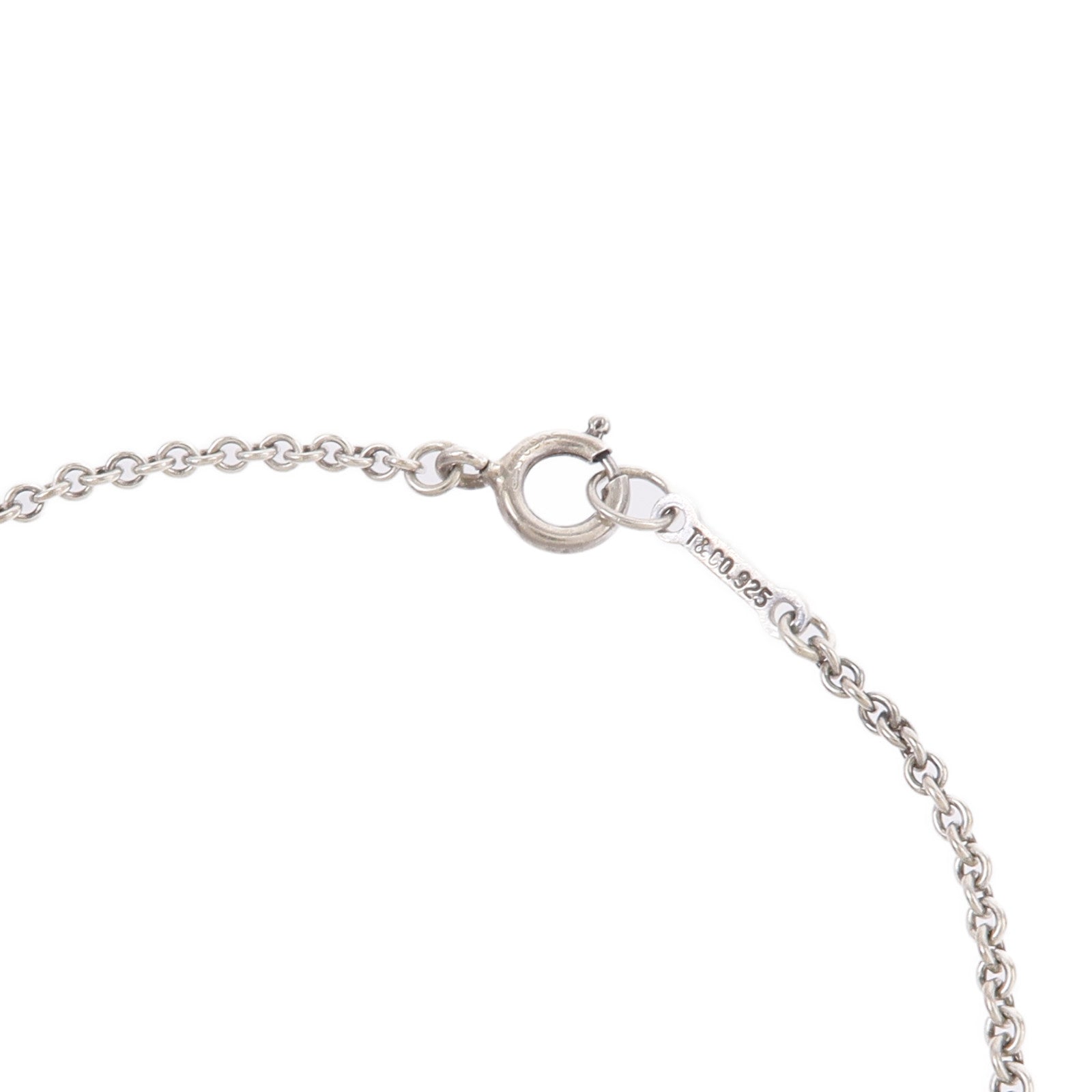 TIFFANY＆CO 925純銀Elsa Peretti Teardrop 5 Bracelet手鏈