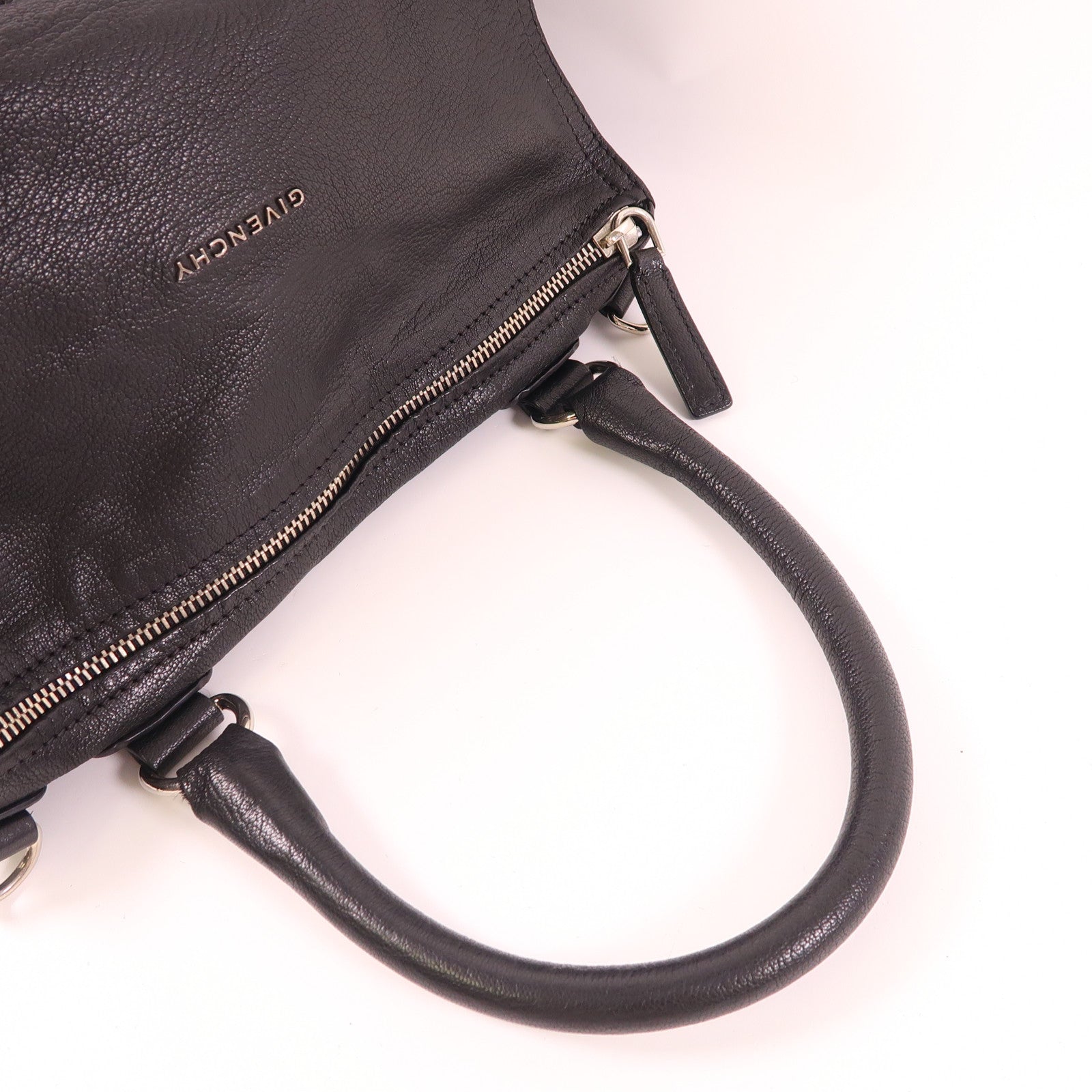 GIVENCHY SHW Pandora Medium 2 Way Bag Calfskin Leather Black