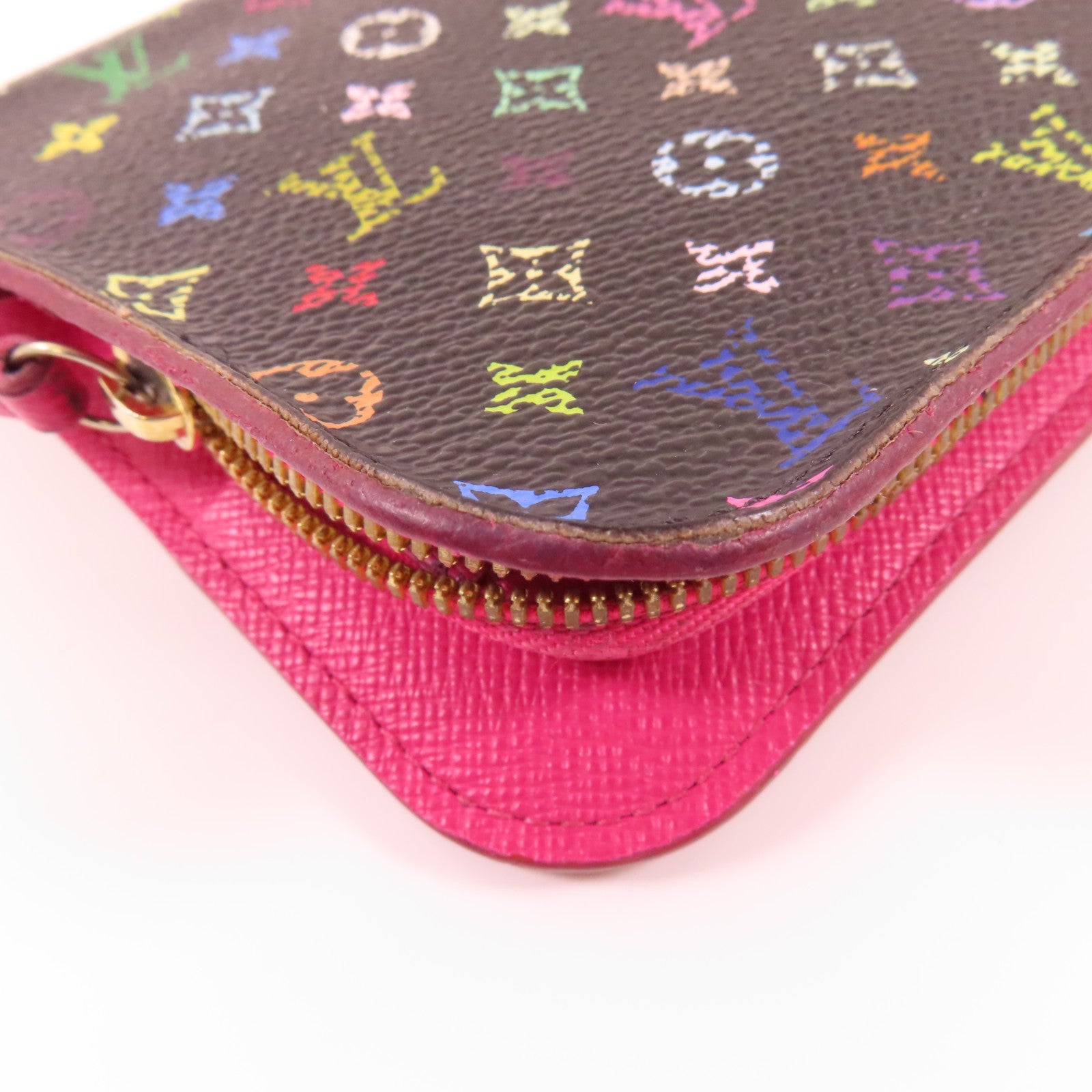 LOUIS VUITTON 【激減優惠】Monogram Multicolore Long Bifold Wallet金扣長錢包