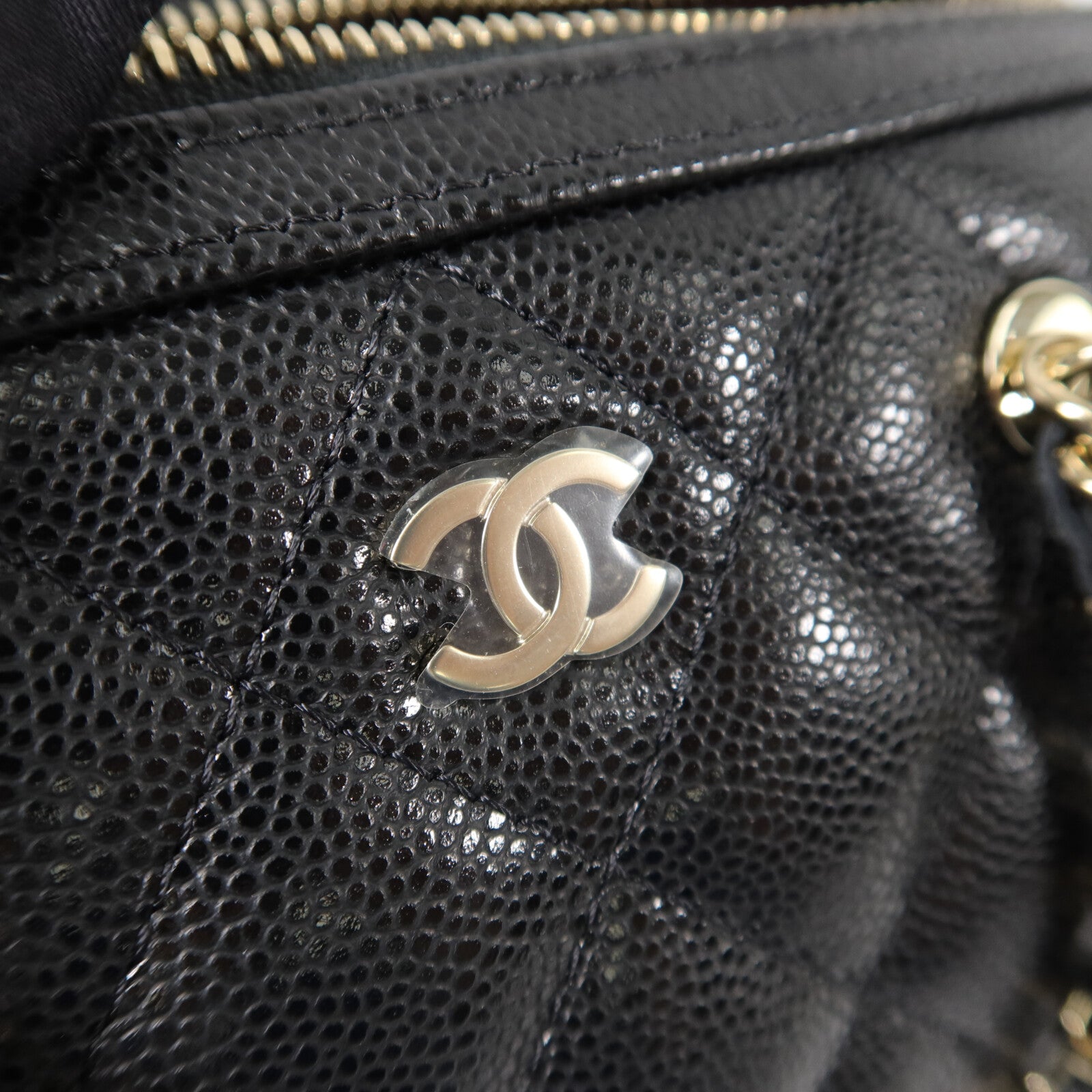 CHANEL 牛皮皮革Mini Bowling Bag手挽肩背兩用袋