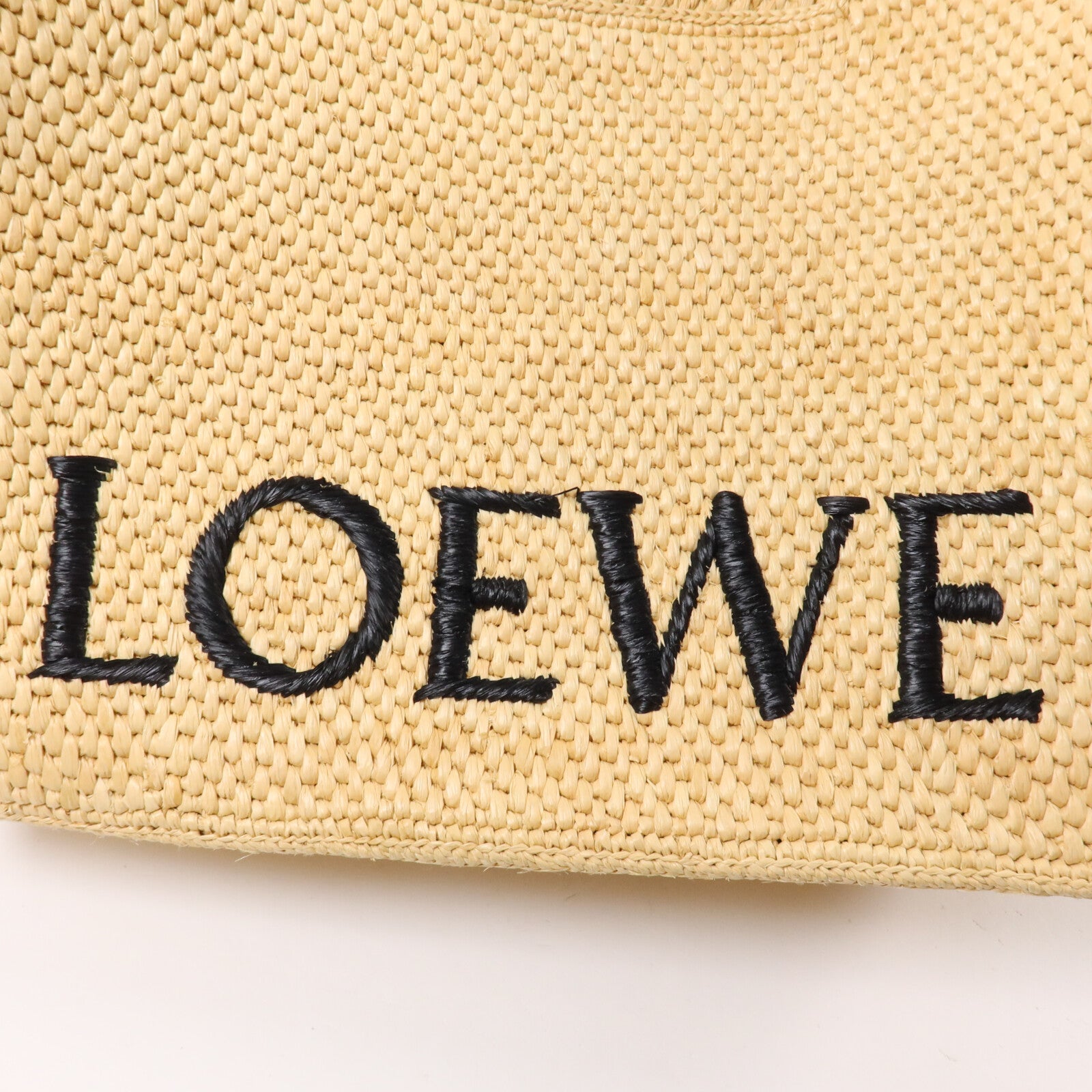 LOEWE Raffia Font Tote Medium手挽肩背兩用袋