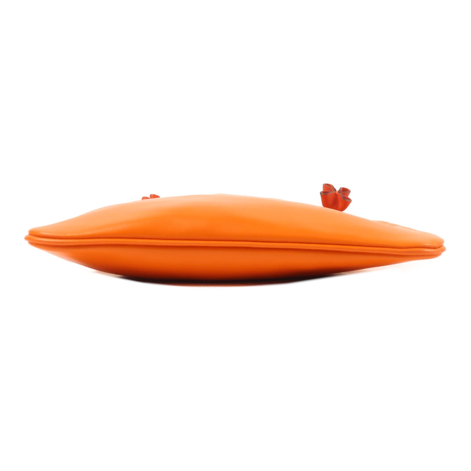 HERMES Swift皮革Aline Mini銀扣肩背袋Feu