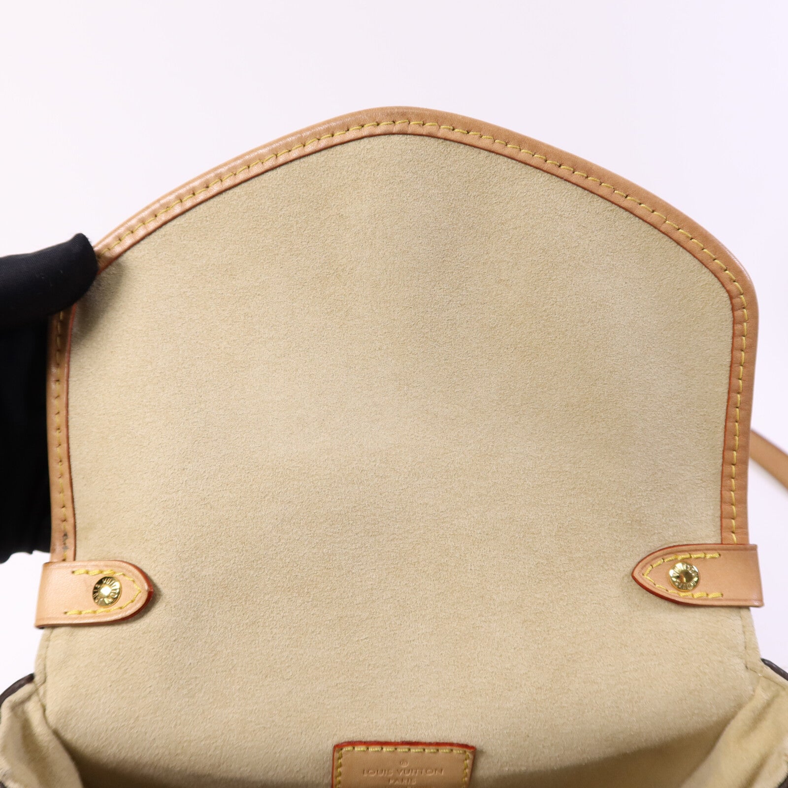 LOUIS VUITTON Monogram Saumur BB金扣手挽肩背兩用袋