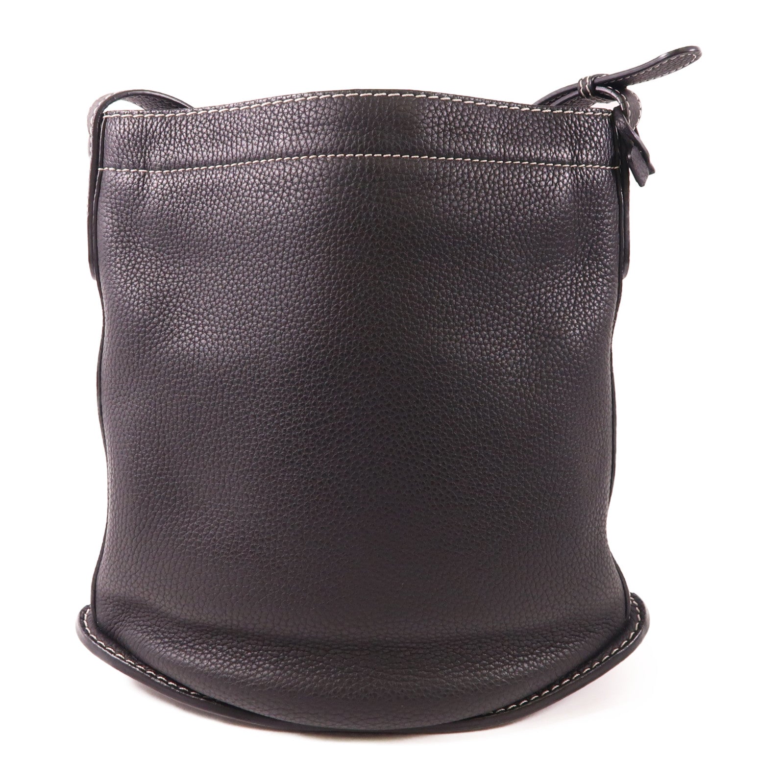 Delvaux 牛皮皮革Pin Daily銀扣肩背袋