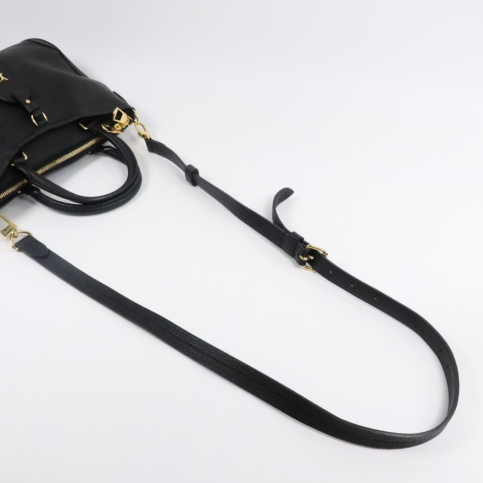 LOUIS VUITTON Monogram Empreinte Trianon PM手挽肩背兩用袋