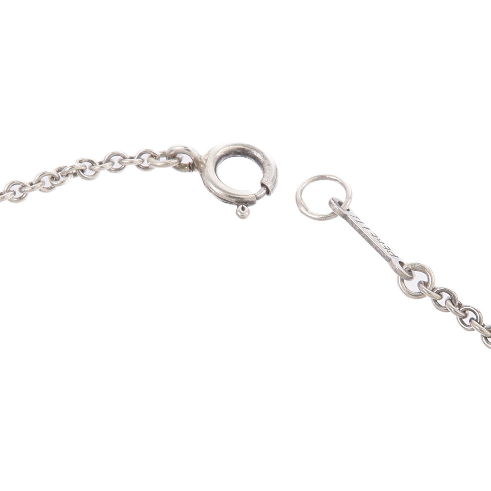 TIFFANY＆CO 925純銀Elsa Peretti Teardrop 5 Bracelet手鏈