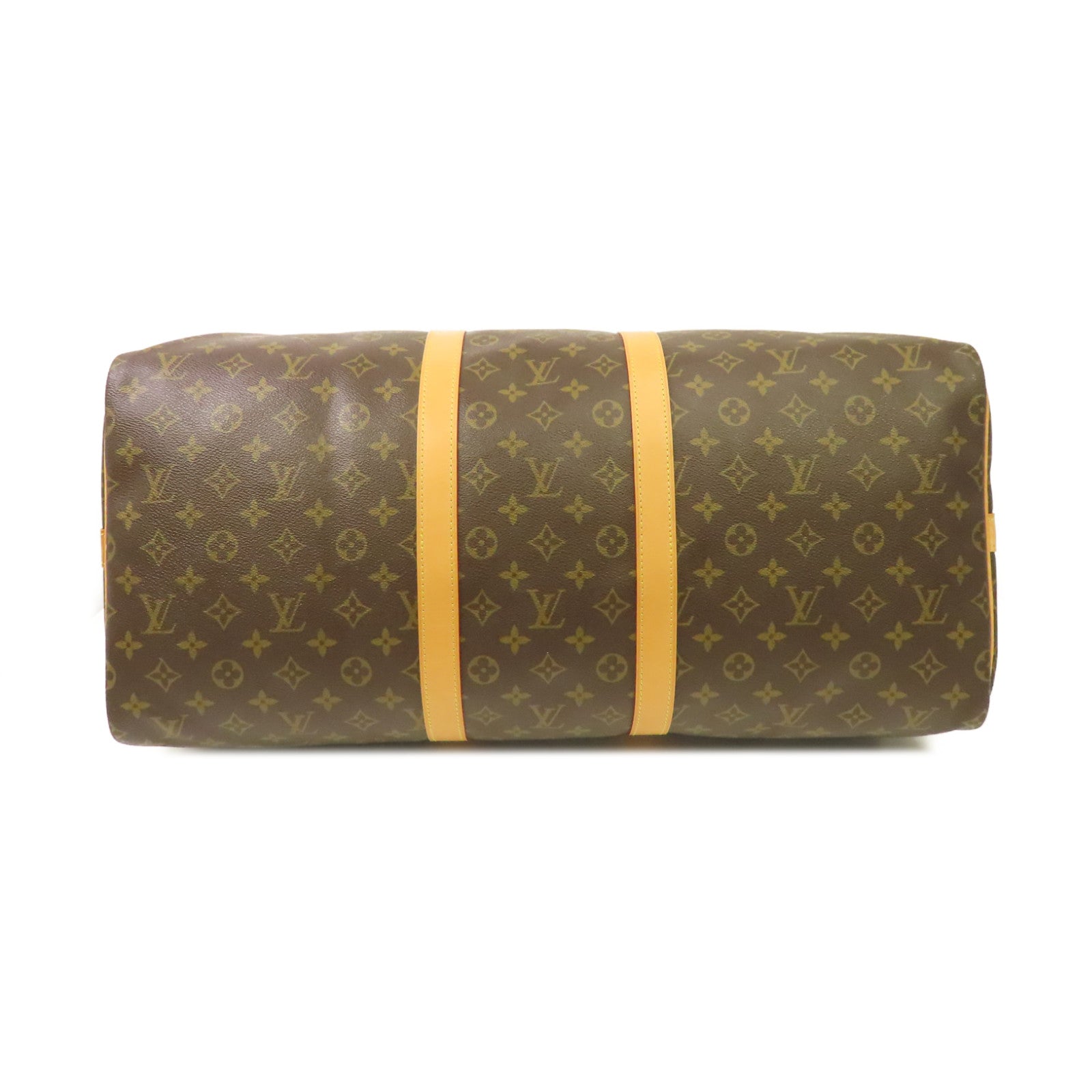 LOUIS VUITTON Monogram Keepall 50金扣波士頓包啡色