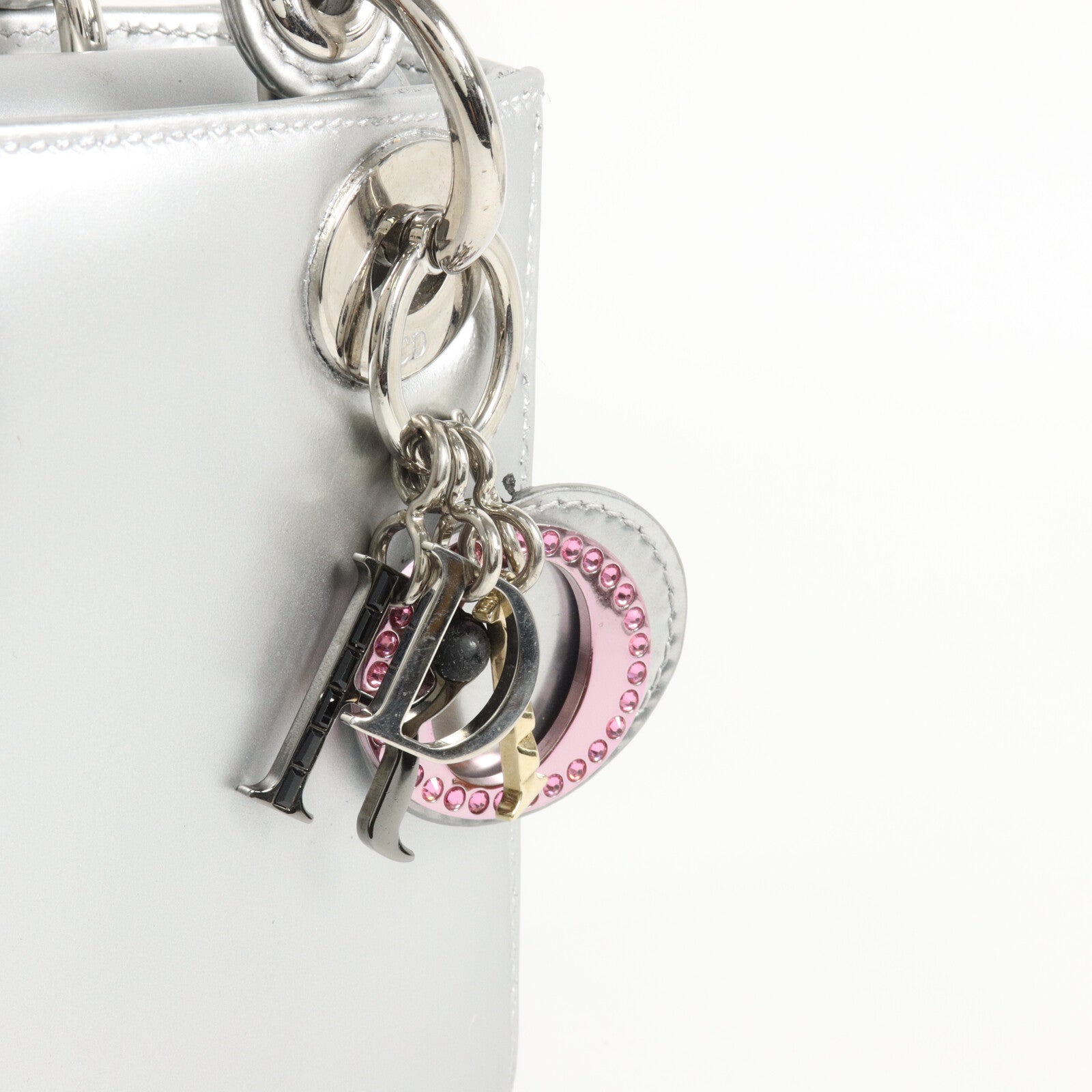 Dior Mirror Metallic Patent Mini Lady Dior Limited Edition手挽肩背兩用袋