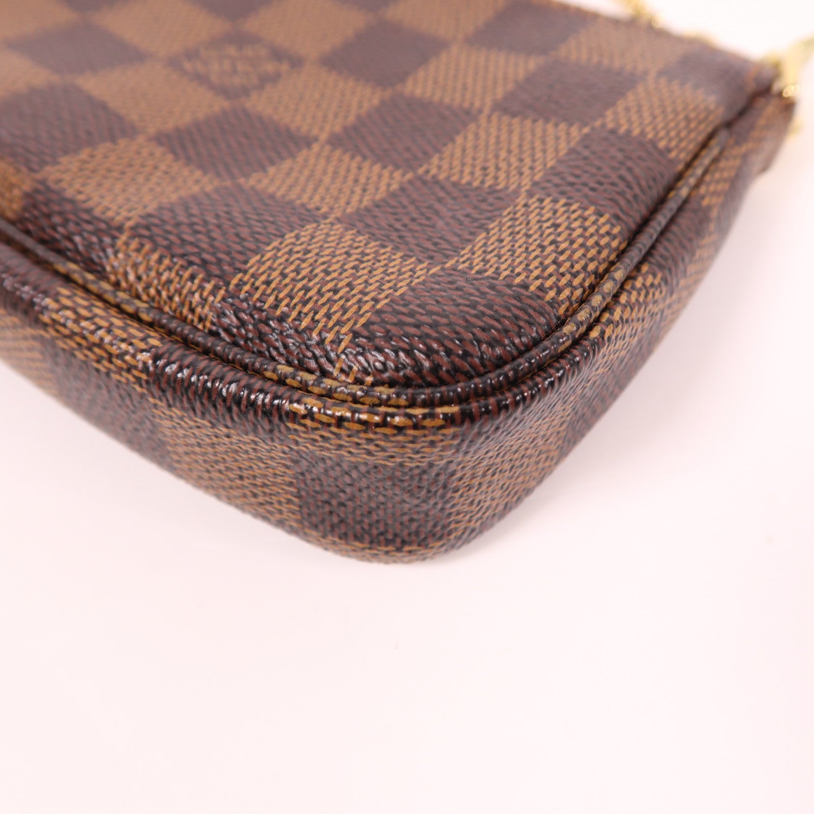 LOUIS VUITTON 【激減優惠】Damier Mini Pochette Accessoires金扣手挽袋
