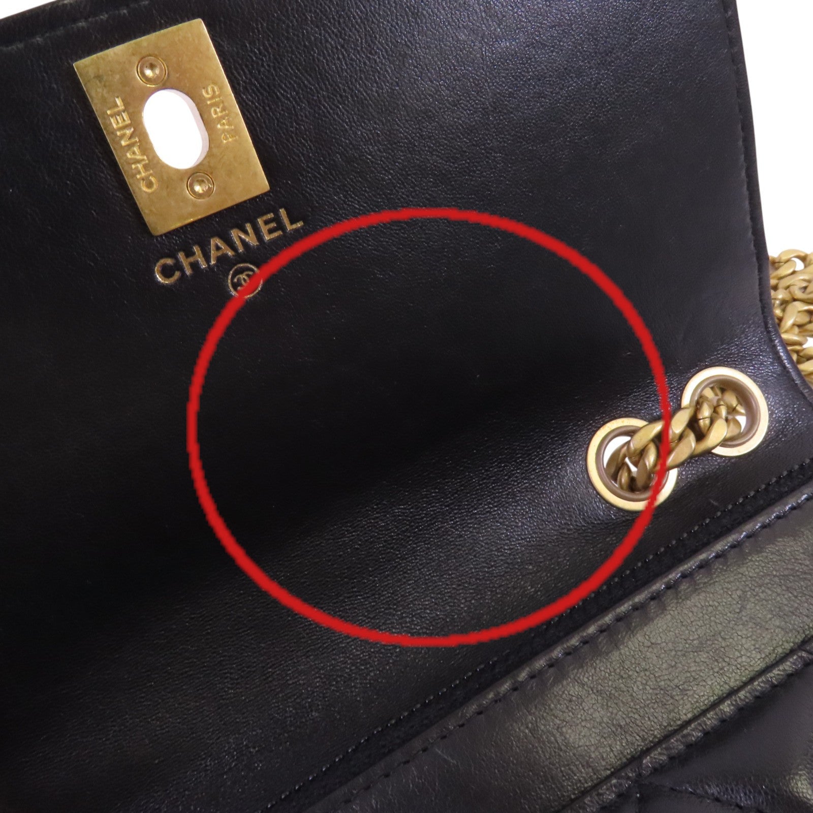 CHANEL 羊皮皮革WOC Gold Ball Adjustable金扣鏈帶錢包肩背袋