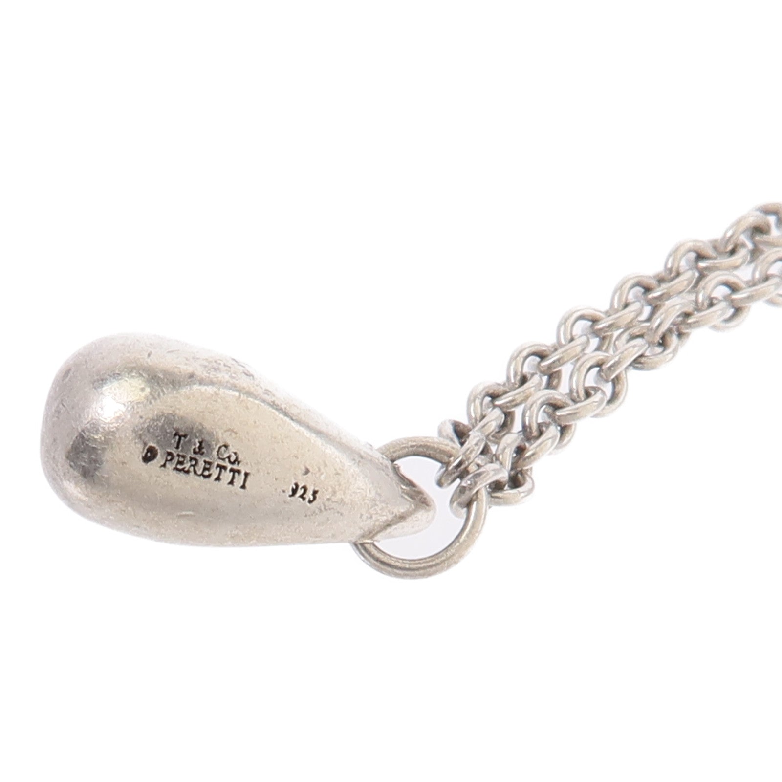 TIFFANY＆CO 925純銀Elsa Peretti Teardrop 5 Bracelet手鏈