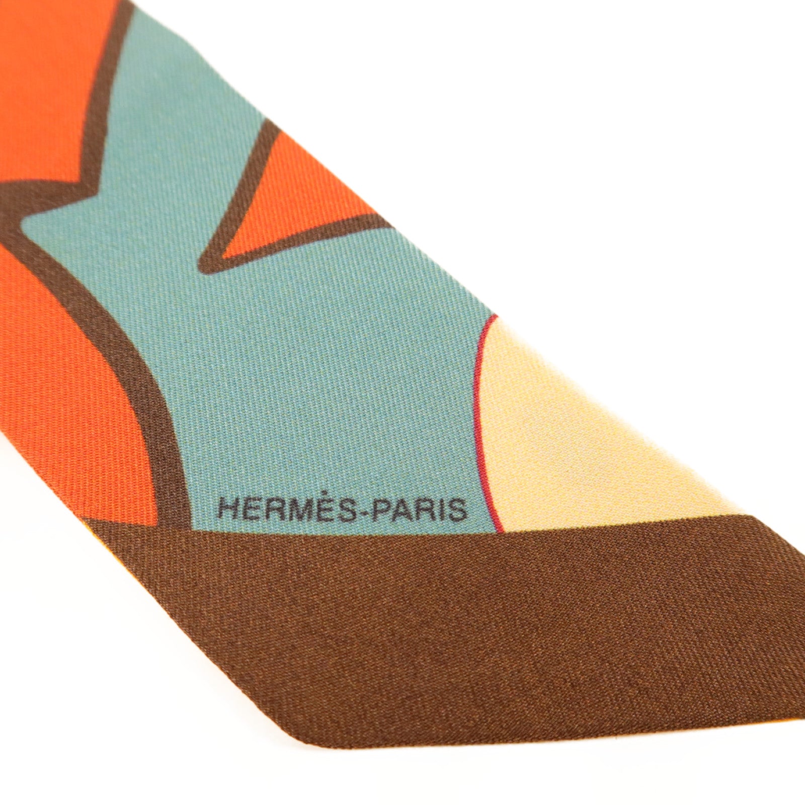 HERMES 絲質Twilly絲巾