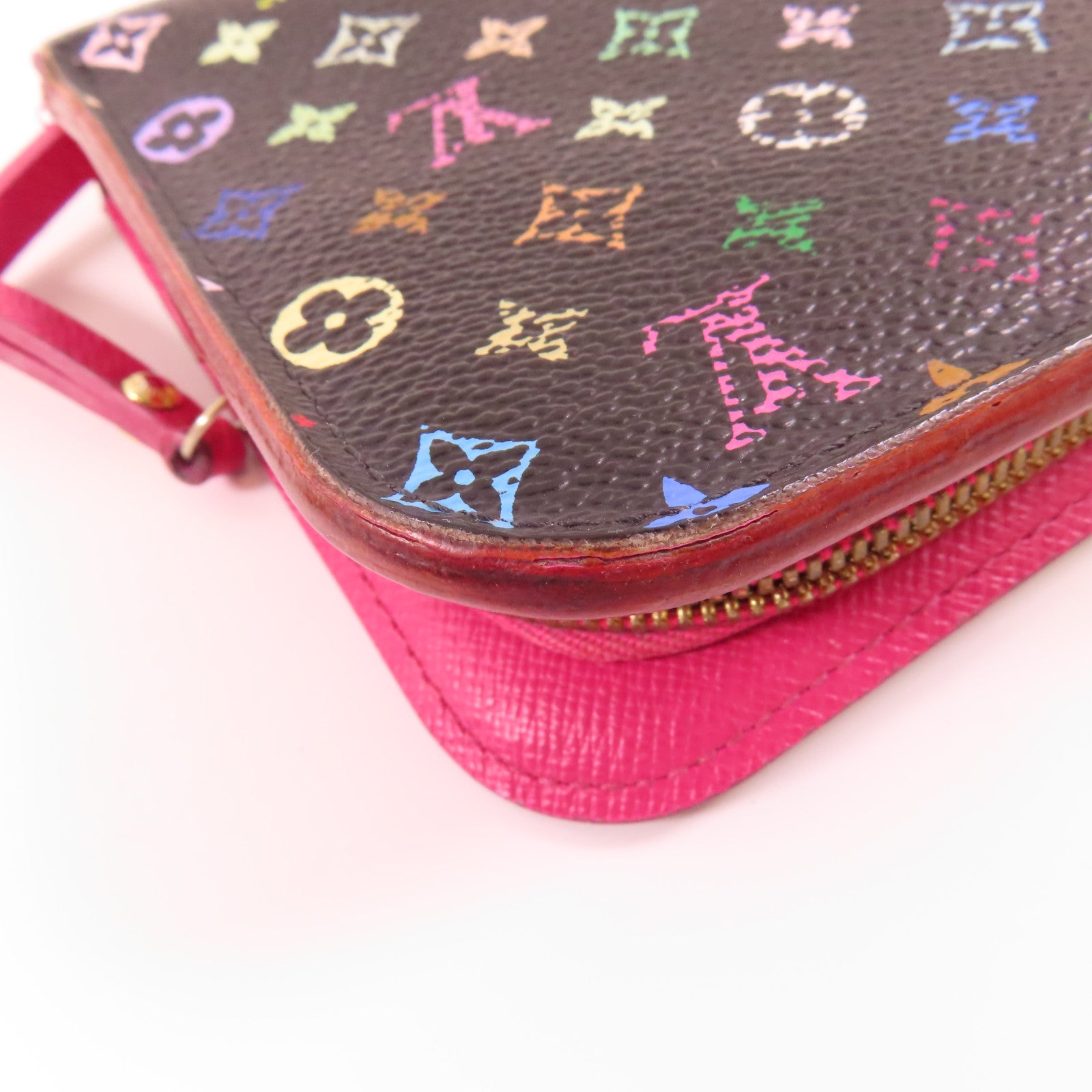 LOUIS VUITTON 【激減優惠】Monogram Multicolore Long Bifold Wallet金扣長錢包