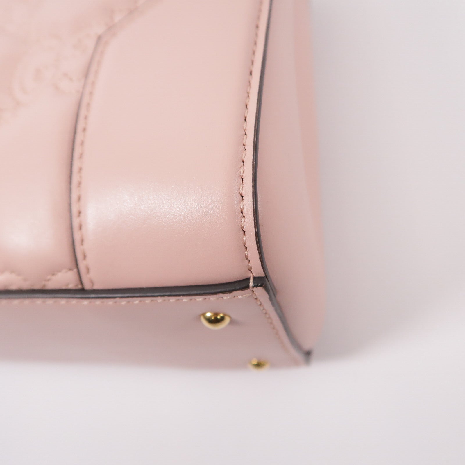 GUCCI 牛皮皮革GG Matelasse Mini Top Handle手挽肩背兩用袋