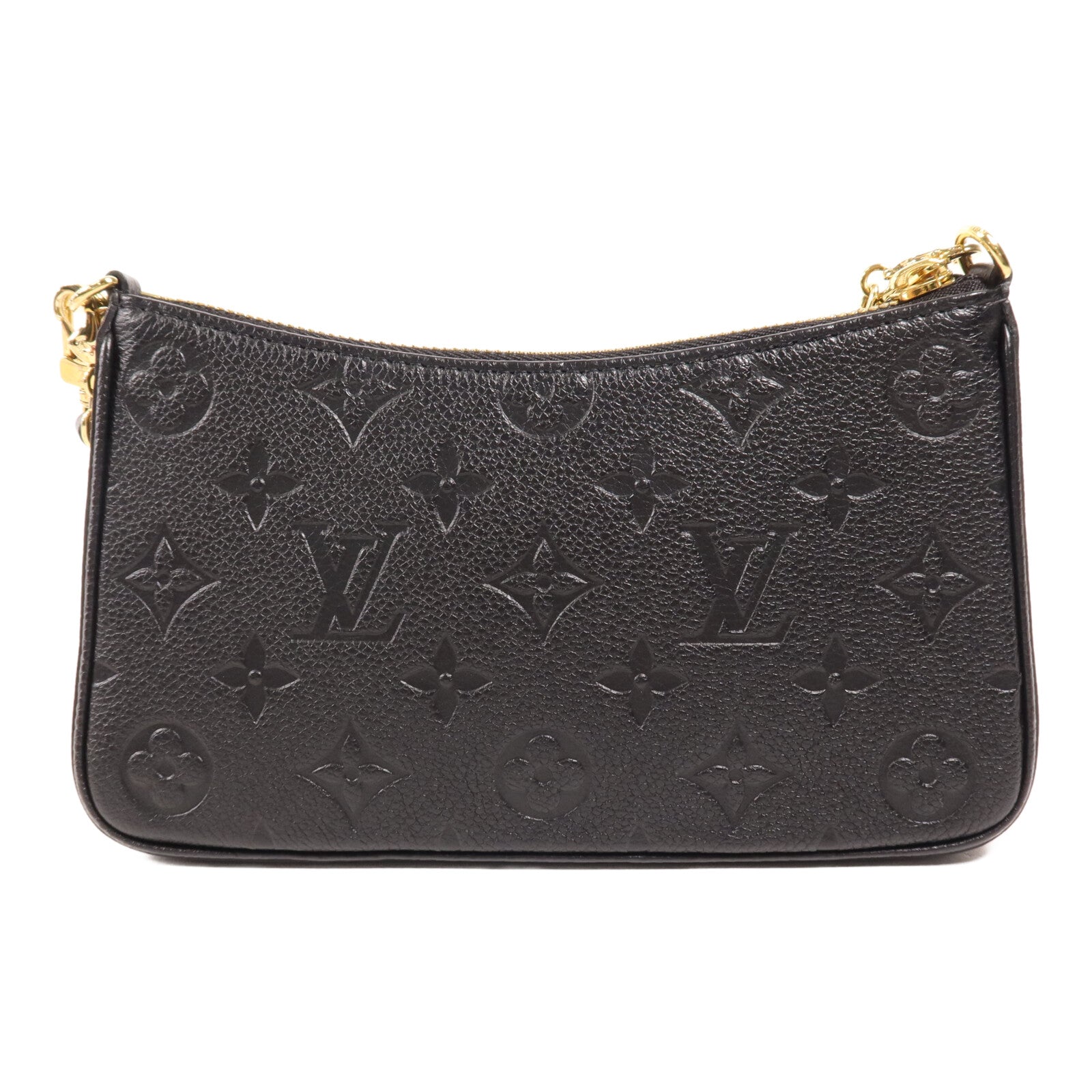 LOUIS VUITTON Monogram Empreinte Easy Pouch On Strap金扣手挽肩背兩用袋