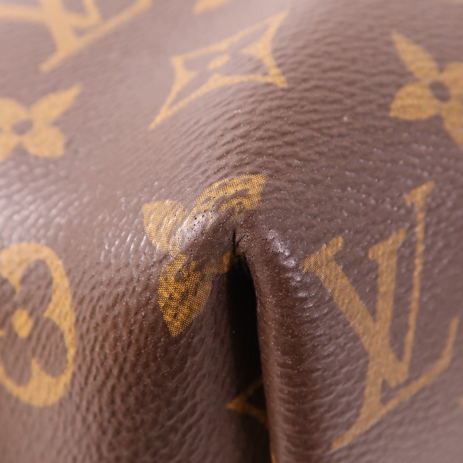 LOUIS VUITTON Monogram Turenne MM金扣手挽肩背兩用袋棕色