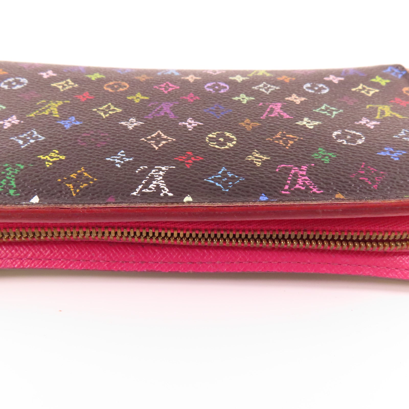 LOUIS VUITTON 【激減優惠】Monogram Multicolore Long Bifold Wallet金扣長錢包