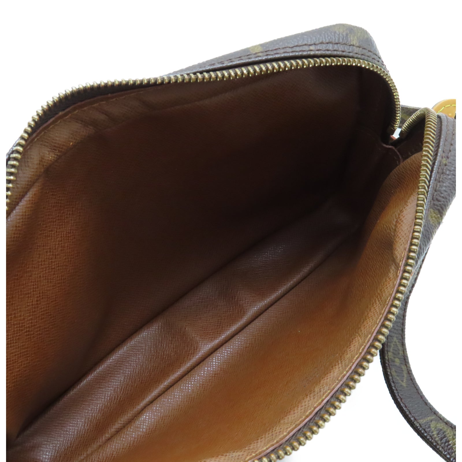 LOUIS VUITTON Monogram Pochette Marly Bandouliere金扣肩背袋啡色