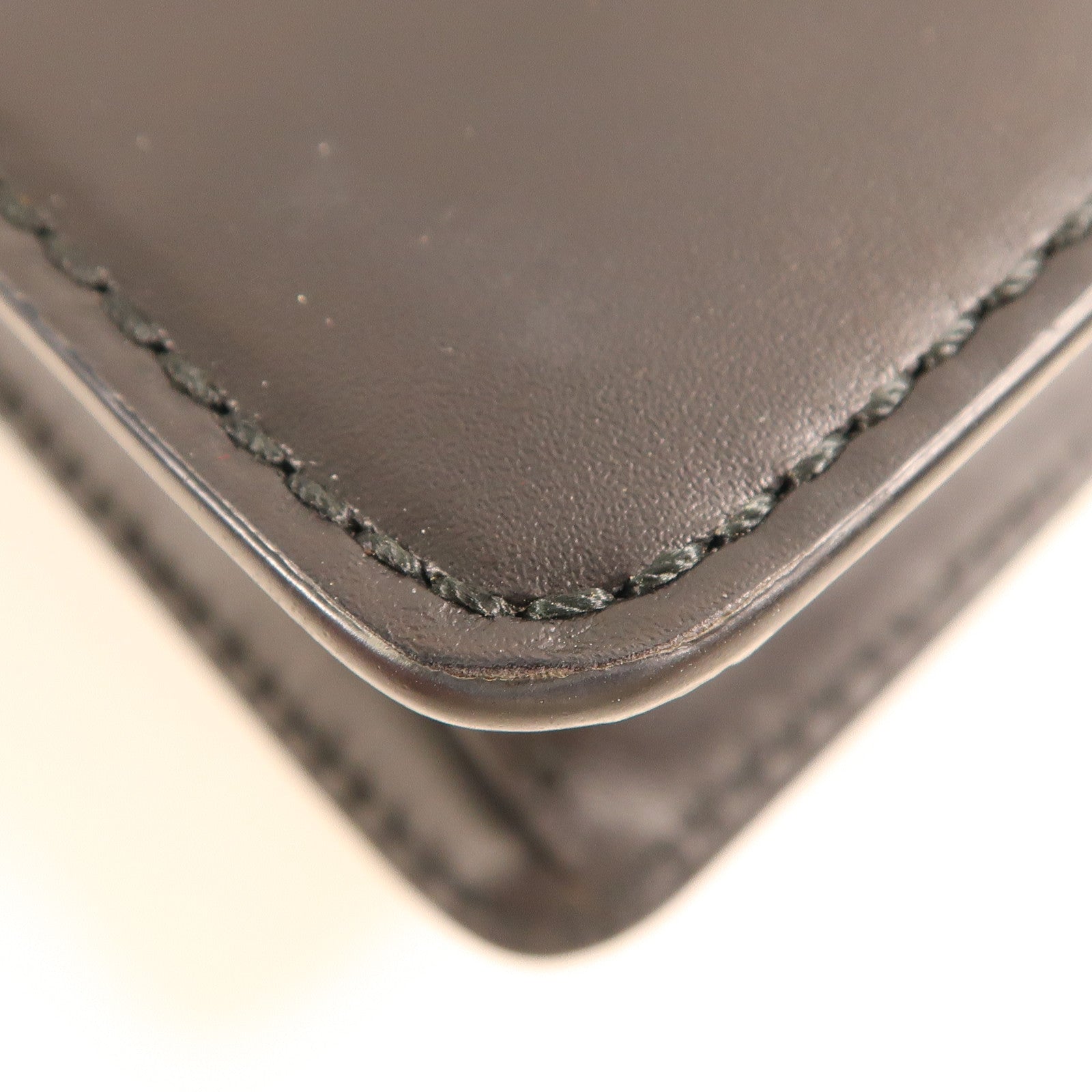 GUCCI GG GHW Sylvie Chain Shoulder Bag 431666 Calfskin Leather Black