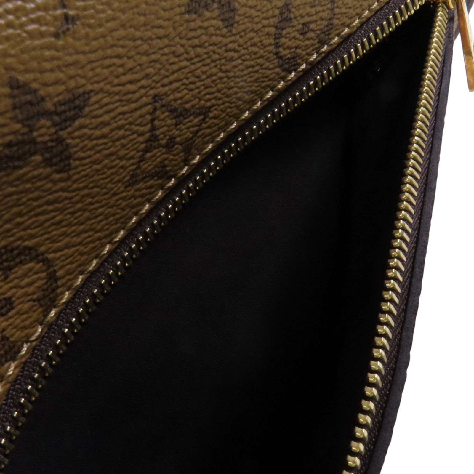 LOUIS VUITTON Monogram Reverse Pochette Metis金扣手挽肩背兩用袋