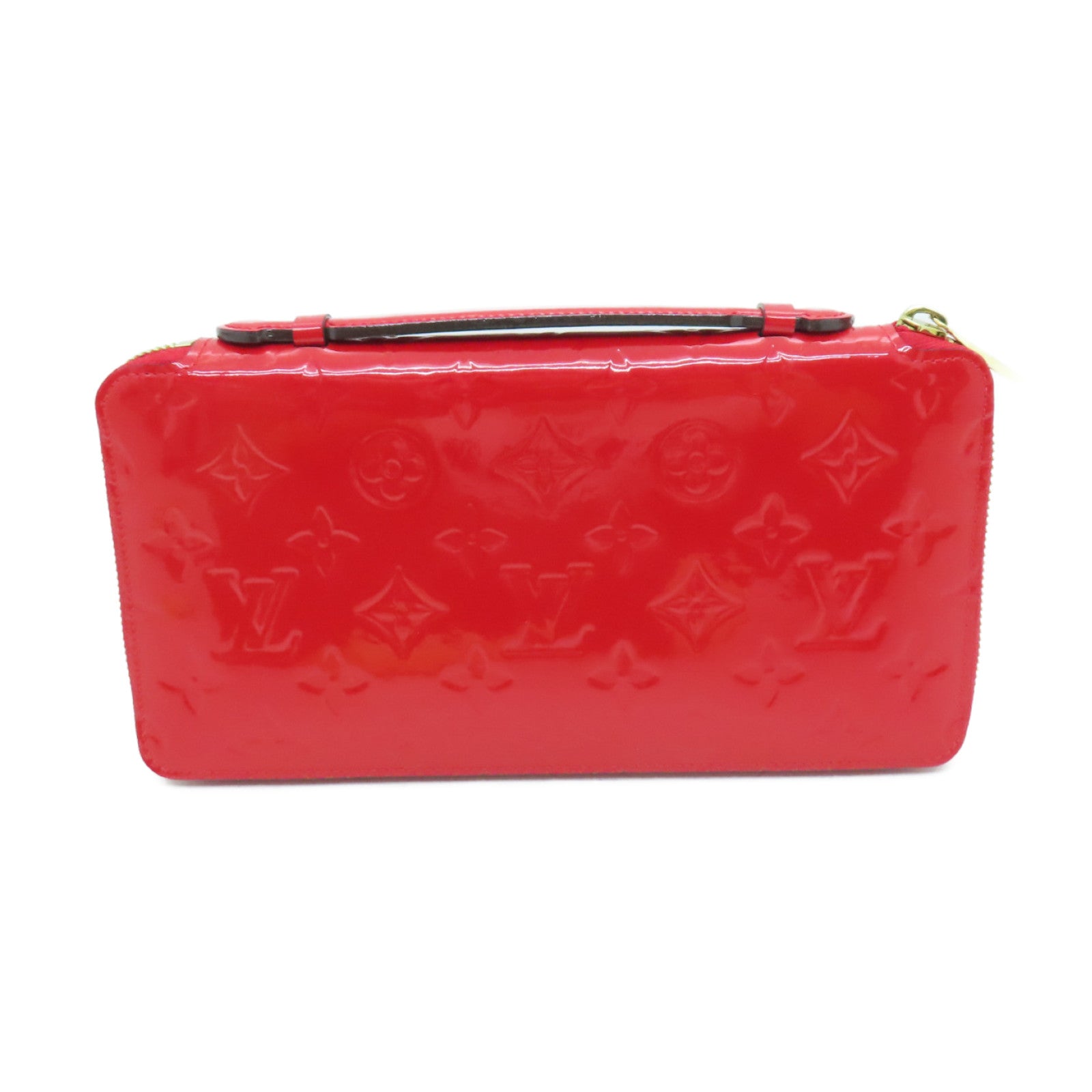 LOUIS VUITTON 【激減優惠】Vernis Daily Organizer Wallet金扣長錢包紅色