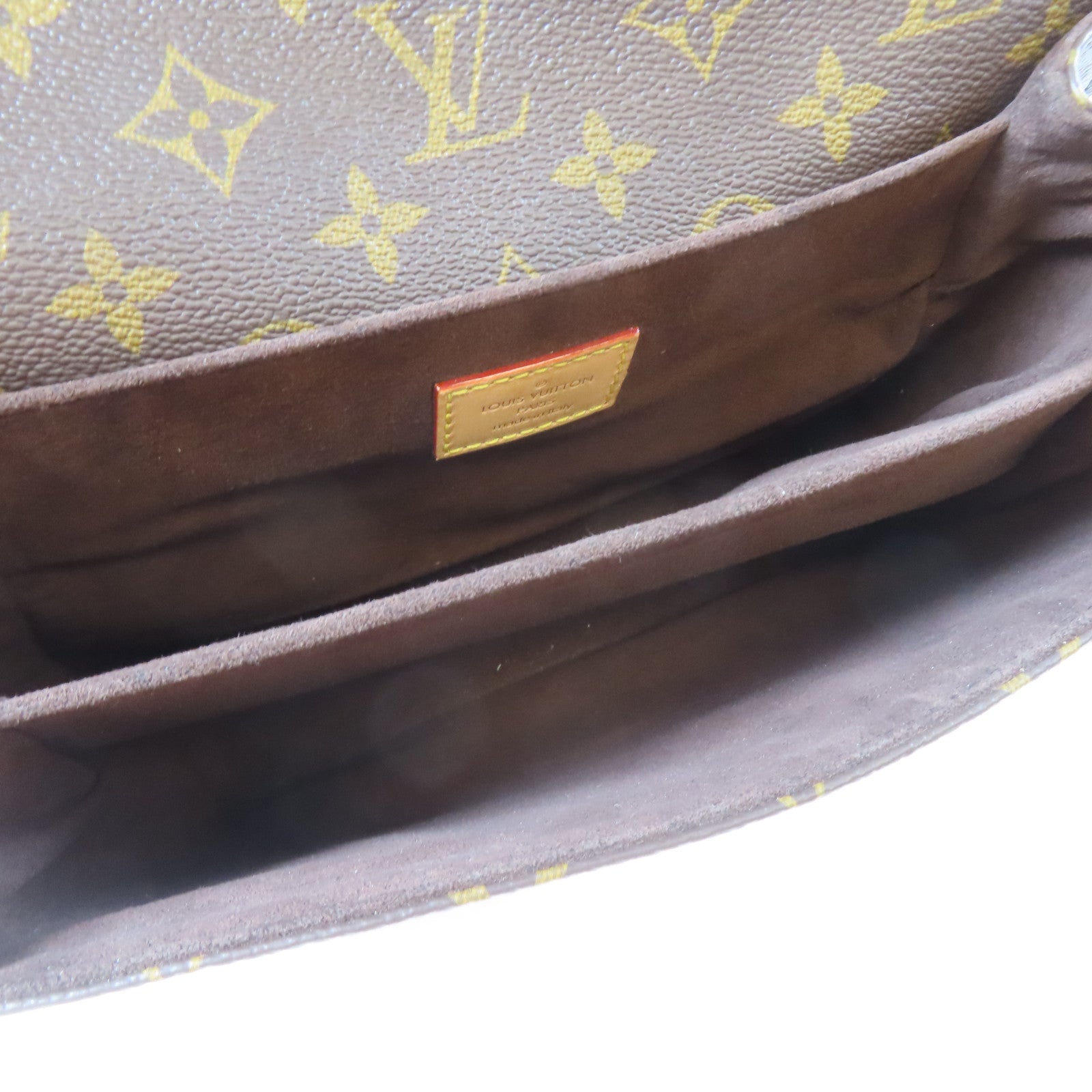 LOUIS VUITTON Monogram Pochette Metis金扣手挽肩背兩用袋啡色