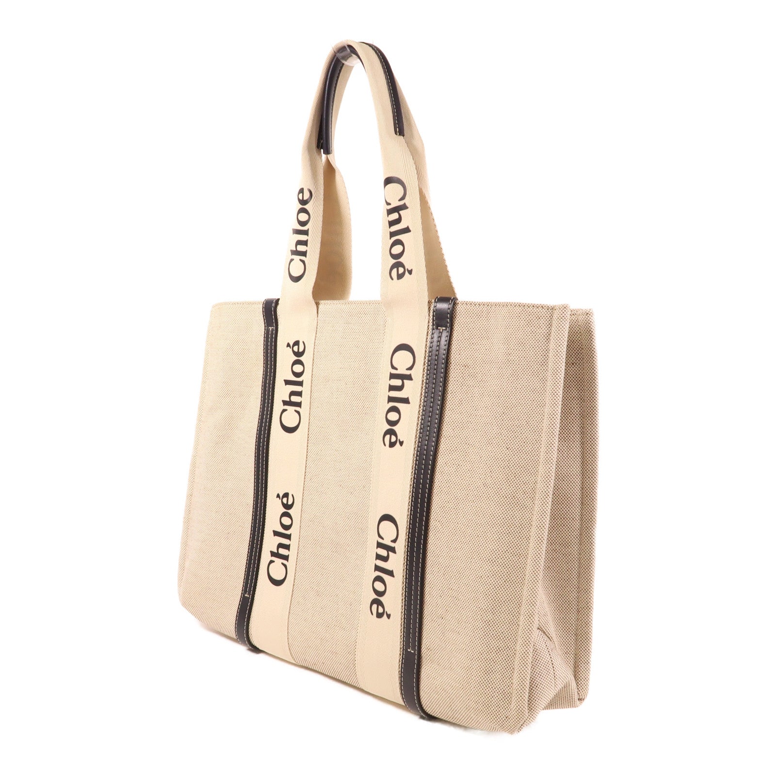 Chloe 【激減優惠】帆布Woody Tote Bag肩背袋