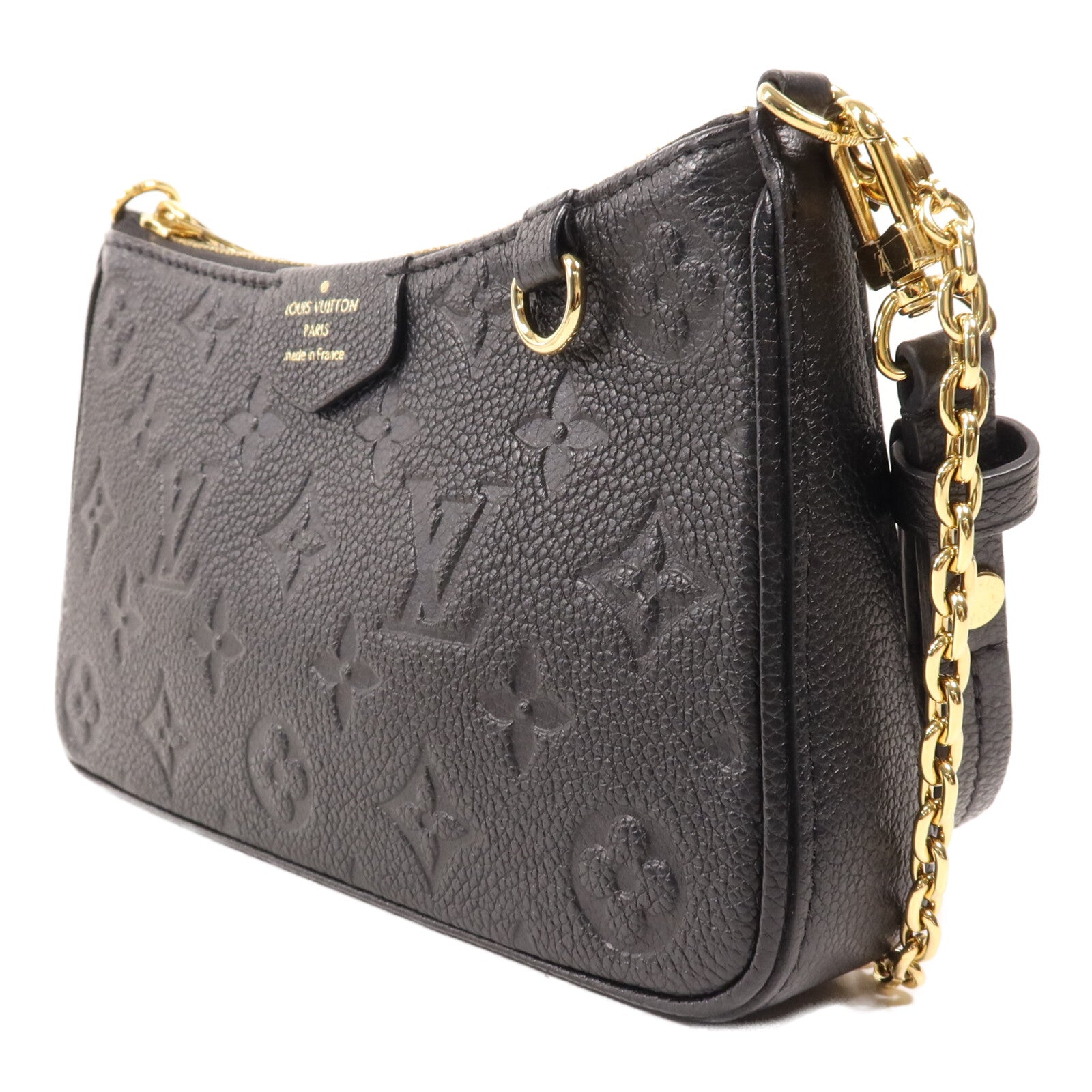 LOUIS VUITTON Monogram Empreinte Easy Pouch On Strap金扣手挽肩背兩用袋
