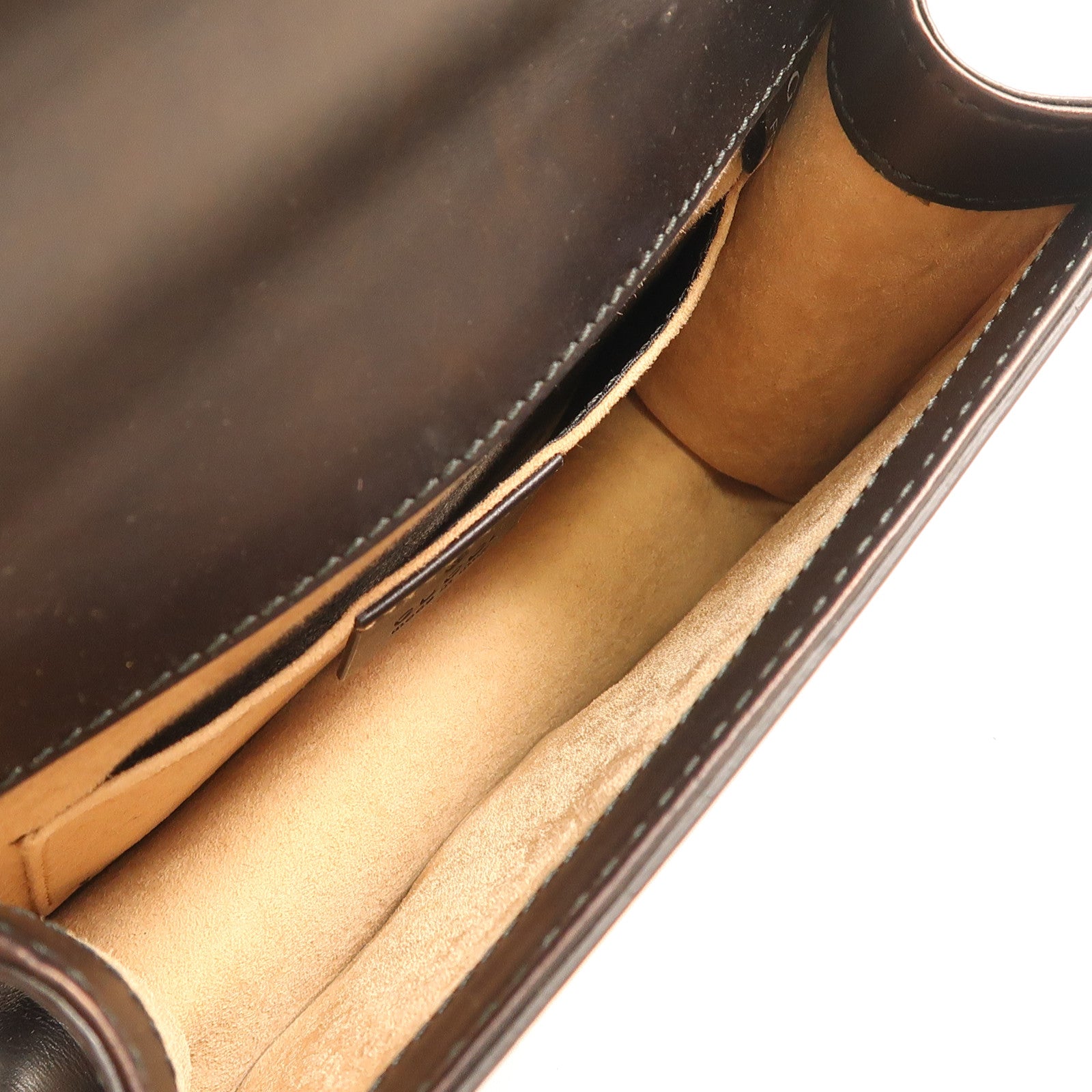 GUCCI GG GHW Sylvie Chain Shoulder Bag 431666 Calfskin Leather Black