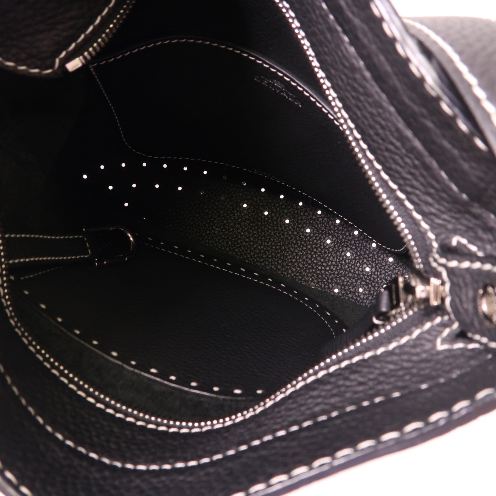 Delvaux 牛皮皮革Pin Daily銀扣肩背袋