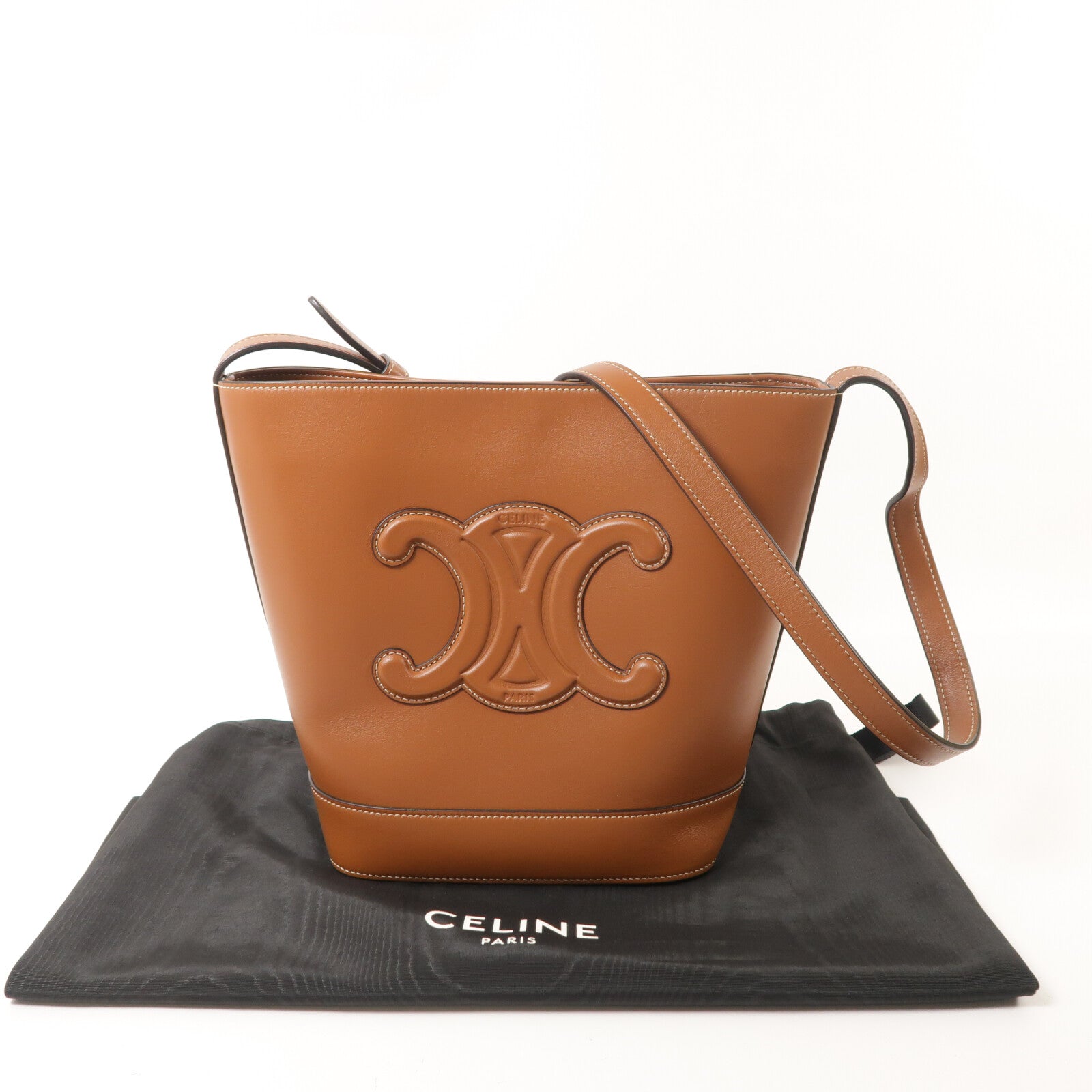 CELINE 牛皮皮革Cuir Triomphe肩背袋