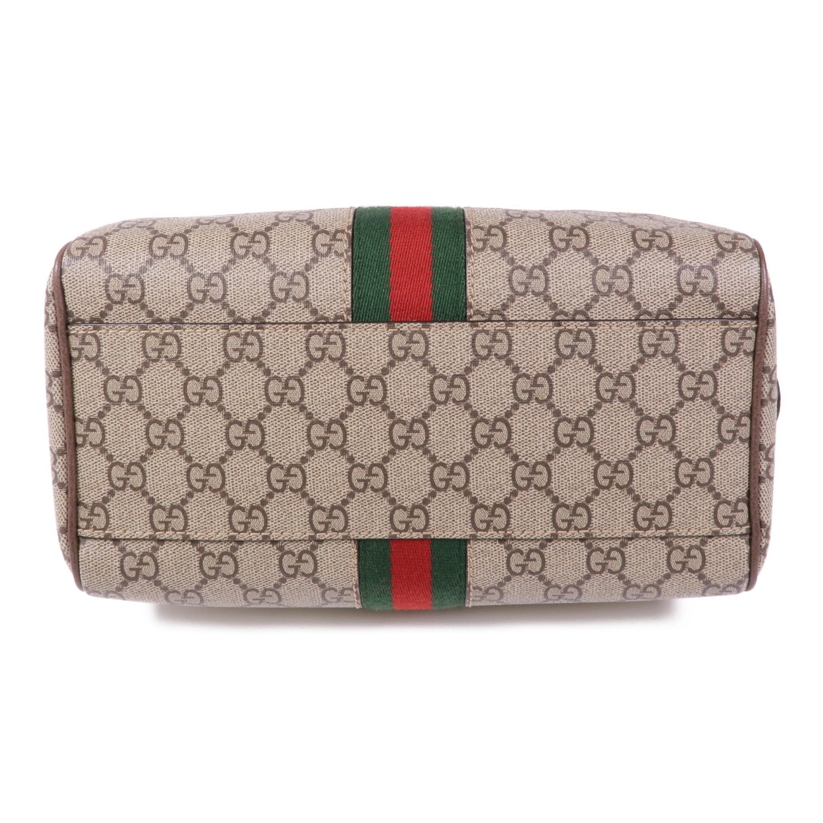 GUCCI GHW Ophidia GG 2 Way Shoulder Bag 772061 Coated Canvas Brown