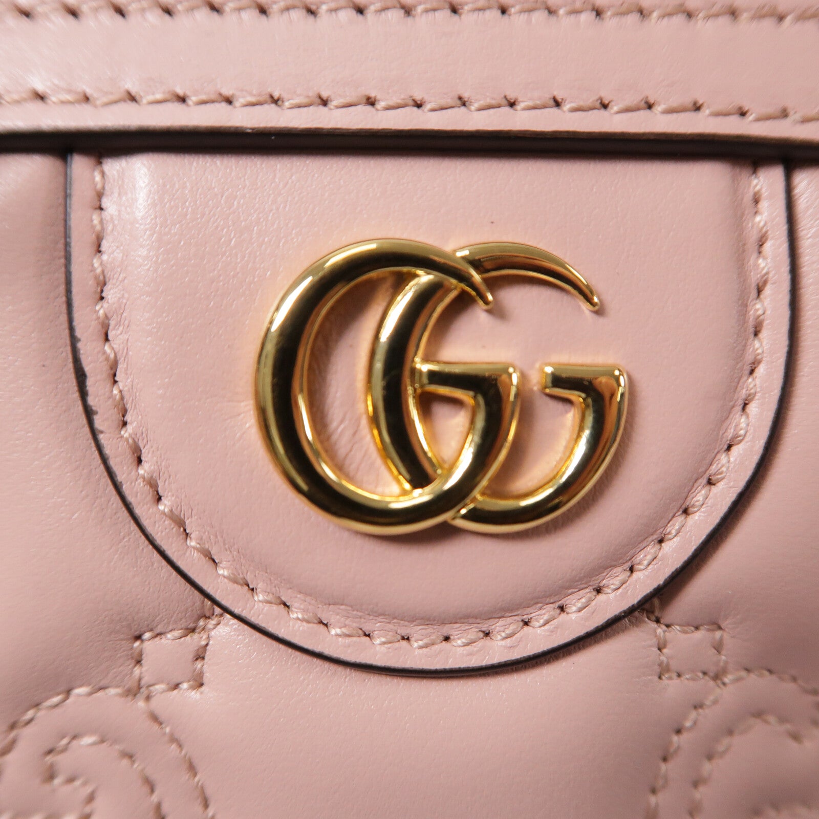 GUCCI 牛皮皮革GG Matelasse Mini Top Handle手挽肩背兩用袋