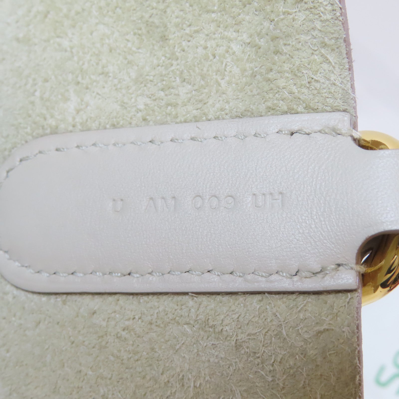 HERMES Clemence皮革In The Loop 23金扣手挽袋Beton/白色