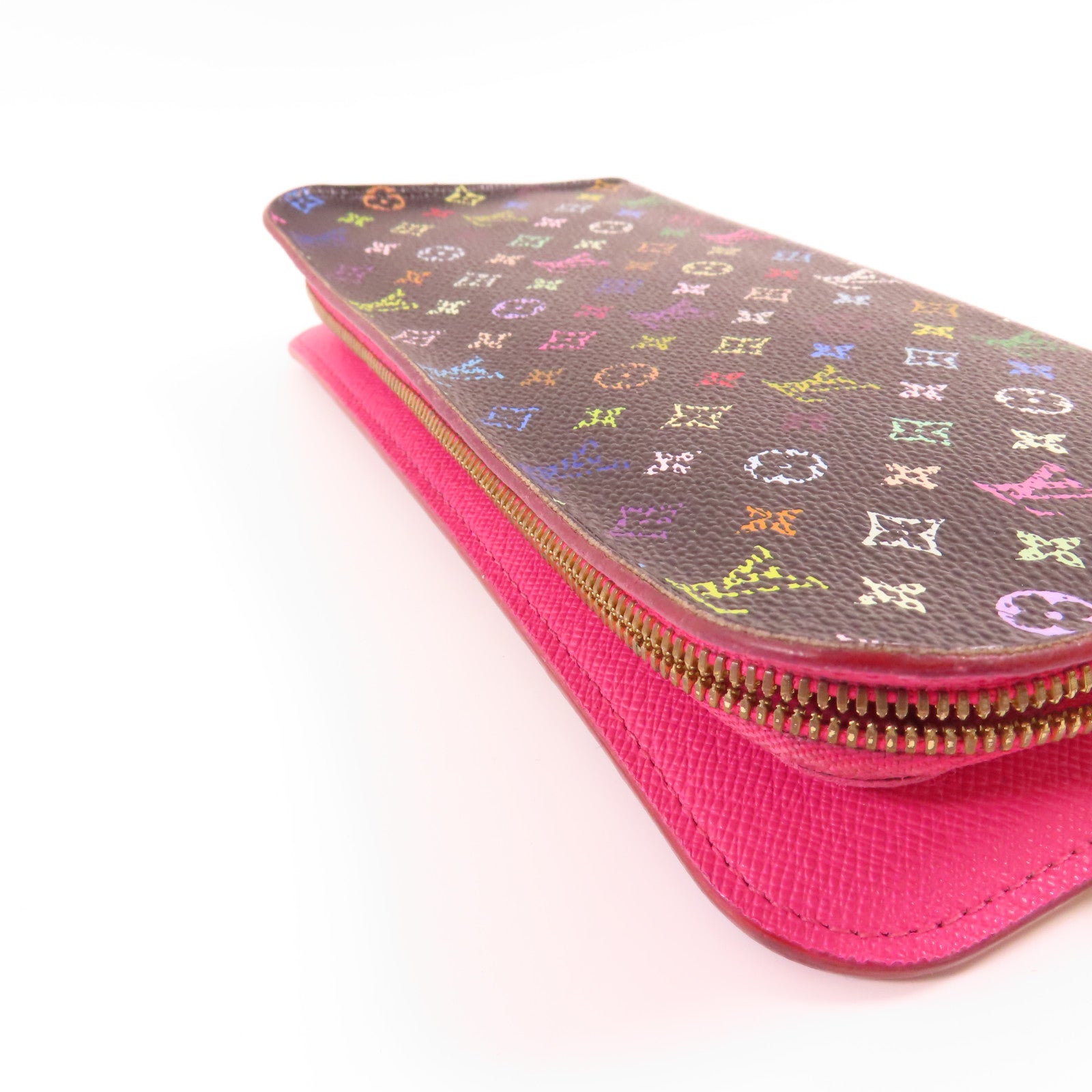 LOUIS VUITTON 【激減優惠】Monogram Multicolore Long Bifold Wallet金扣長錢包