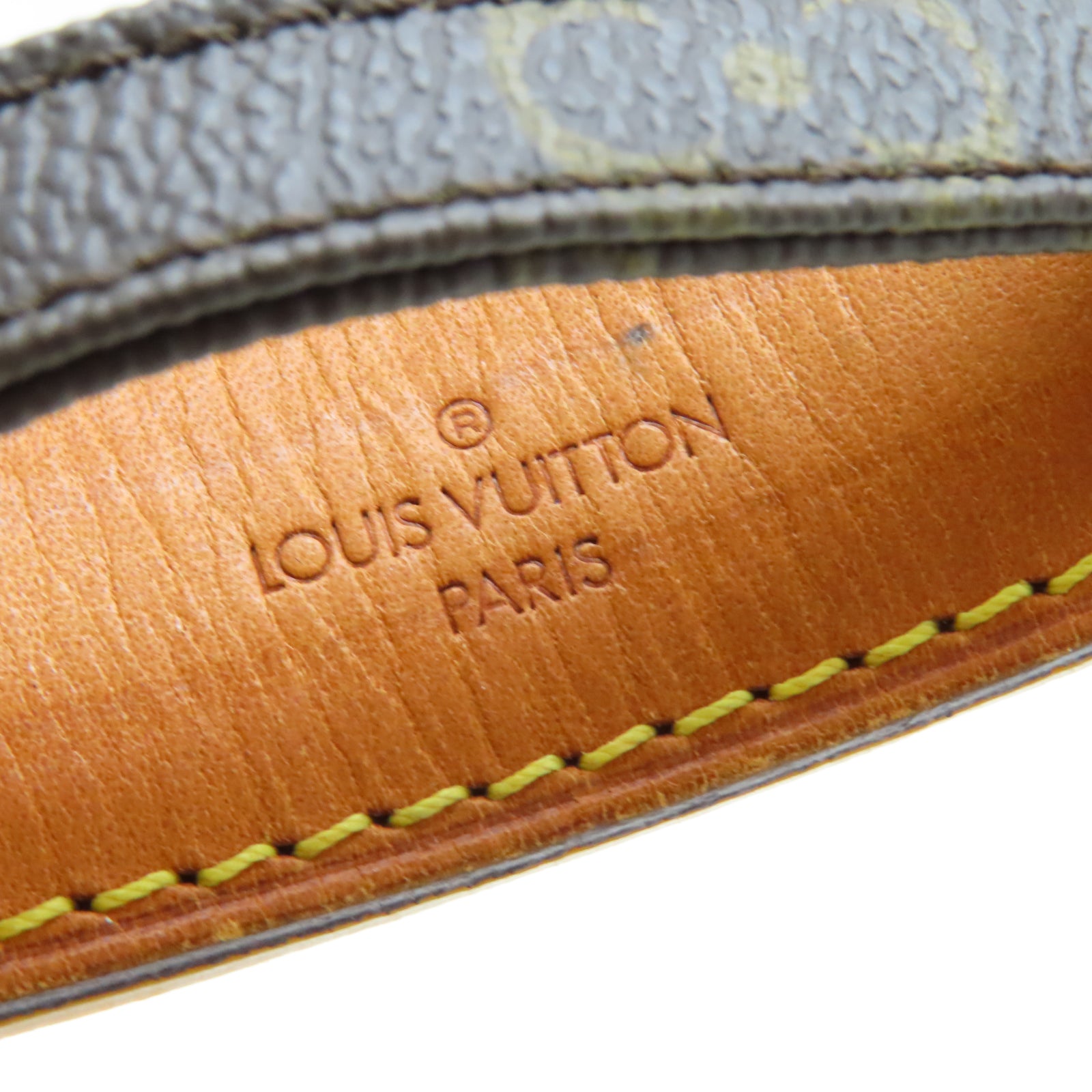 LOUIS VUITTON Monogram Pochette Marly Bandouliere金扣肩背袋啡色