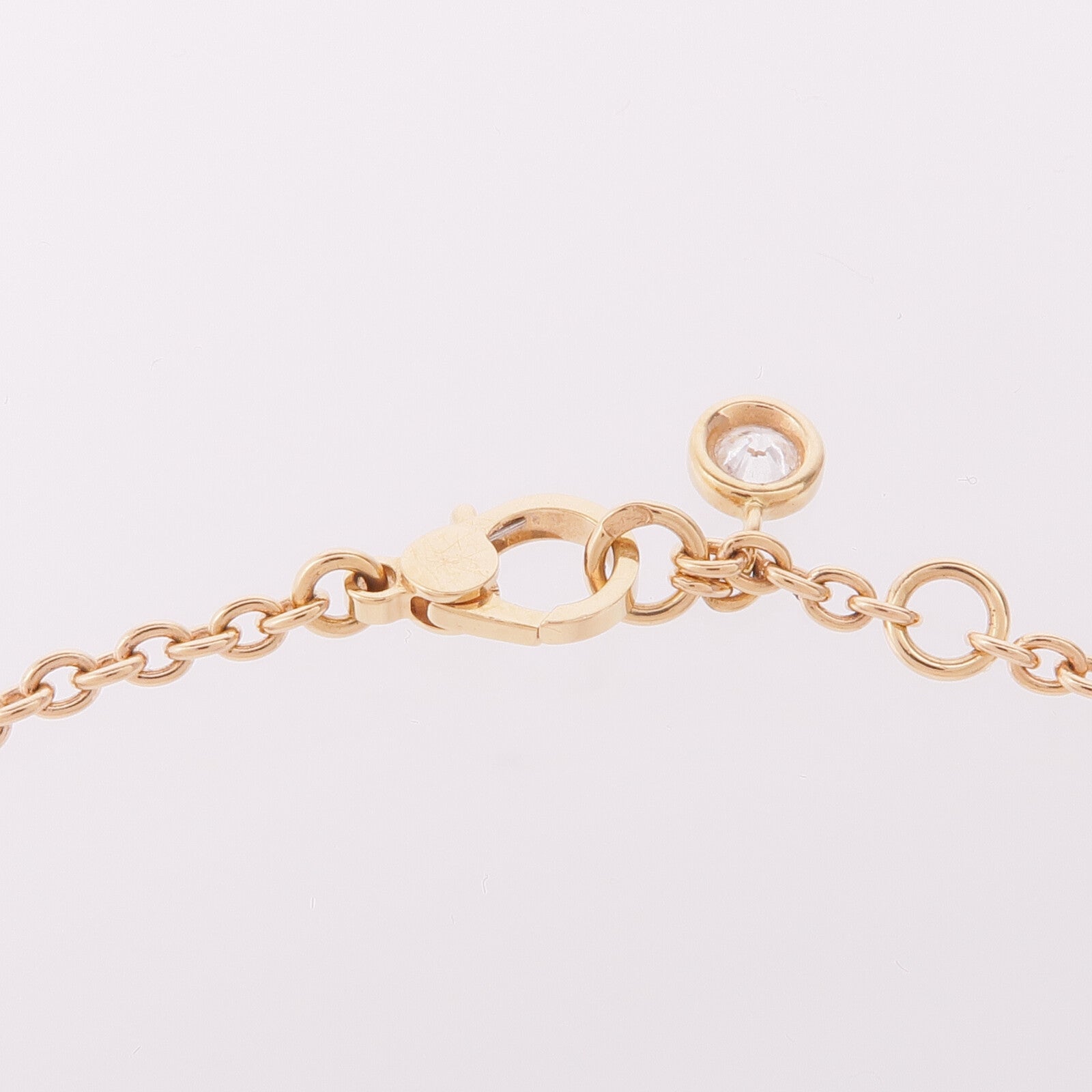 HERMES 18K玫瑰金Finesse Bracelet鑽石手鏈