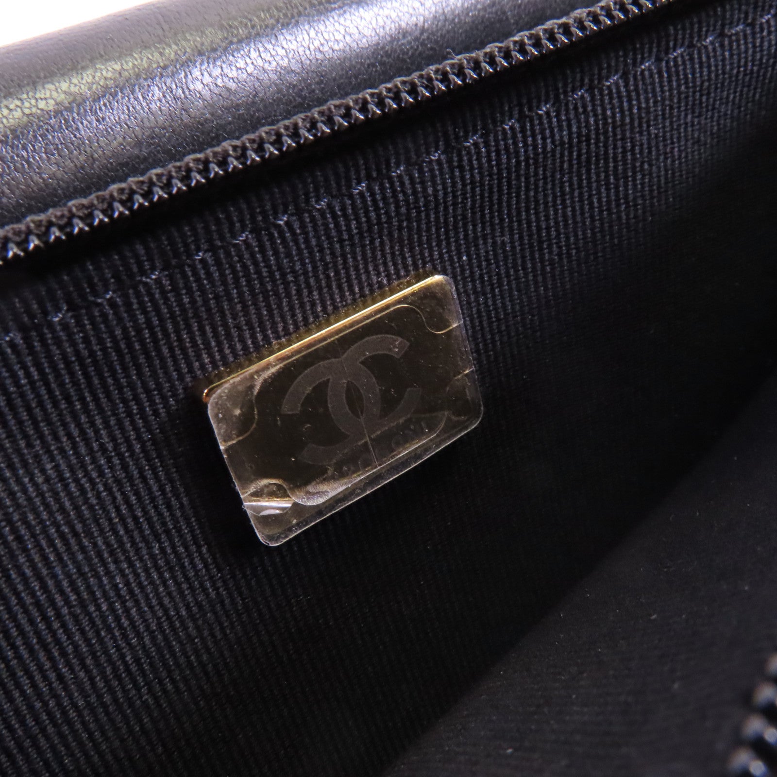 CHANEL 羊皮皮革WOC Gold Ball Adjustable金扣鏈帶錢包肩背袋