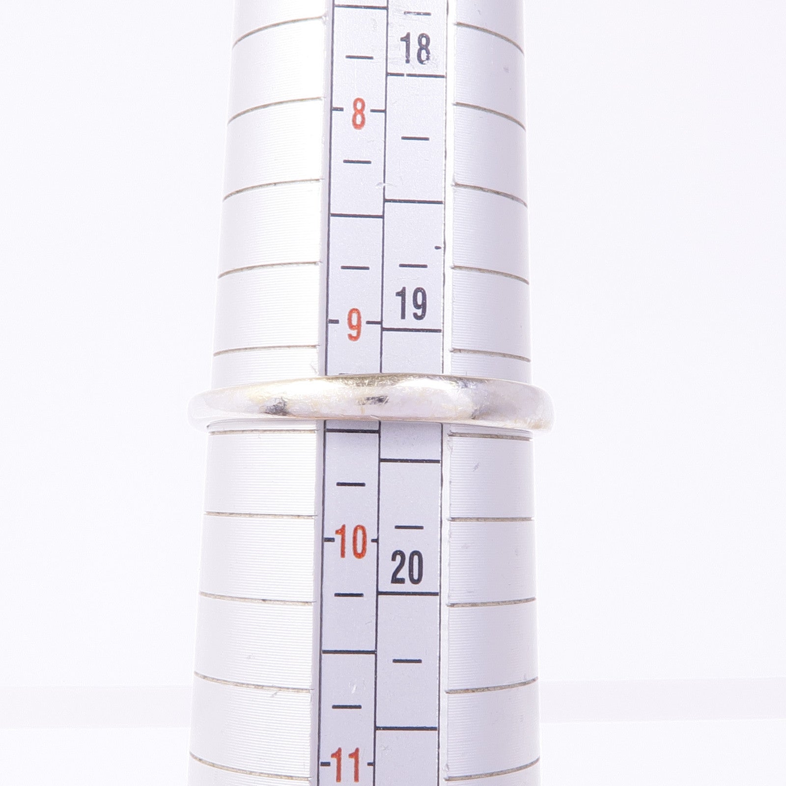 JEWELRY 18K白金Sapphire Diamond Ring藍寶石/鑽石戒指US#9.25