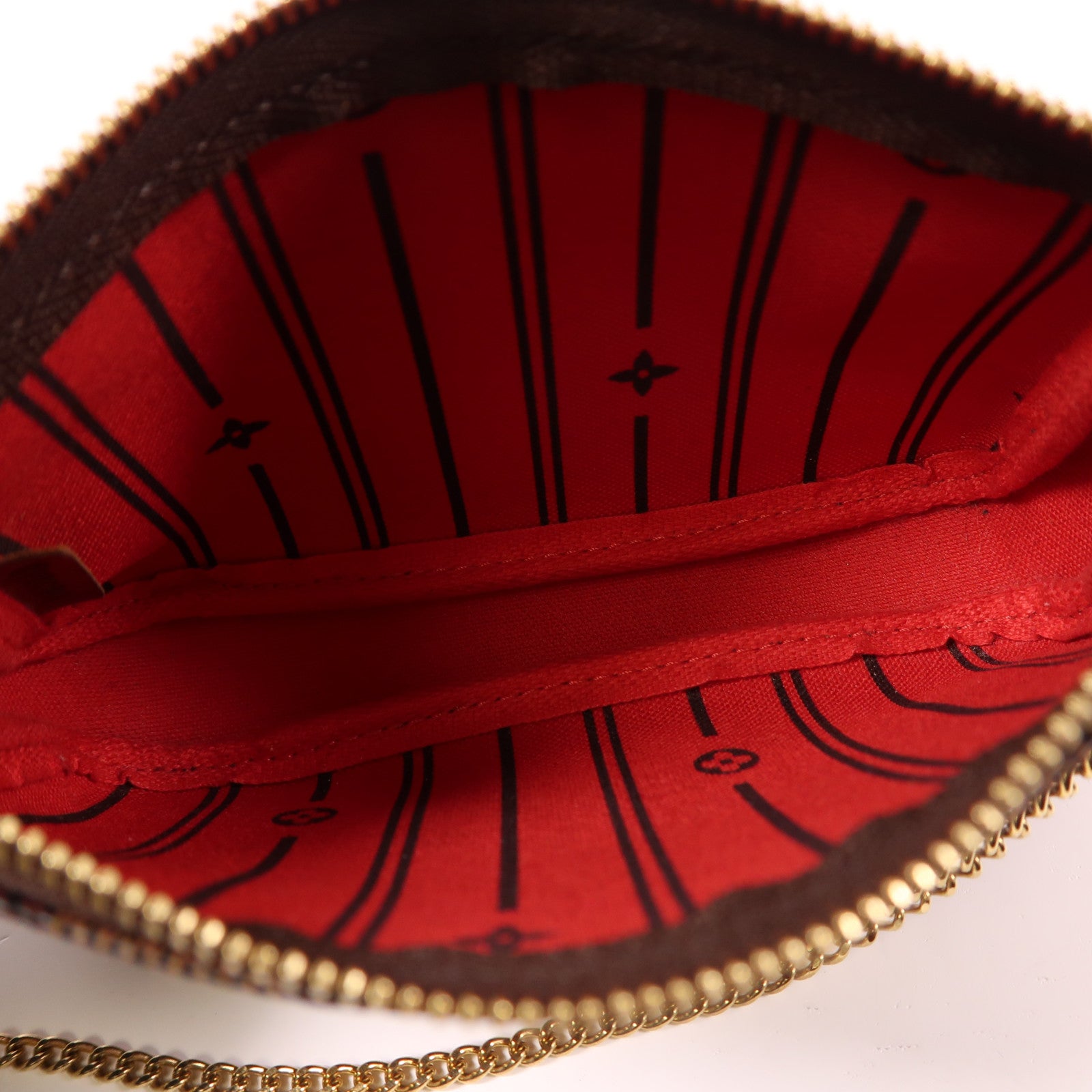 LOUIS VUITTON 【激減優惠】Damier Mini Pochette Accessoires金扣手挽袋