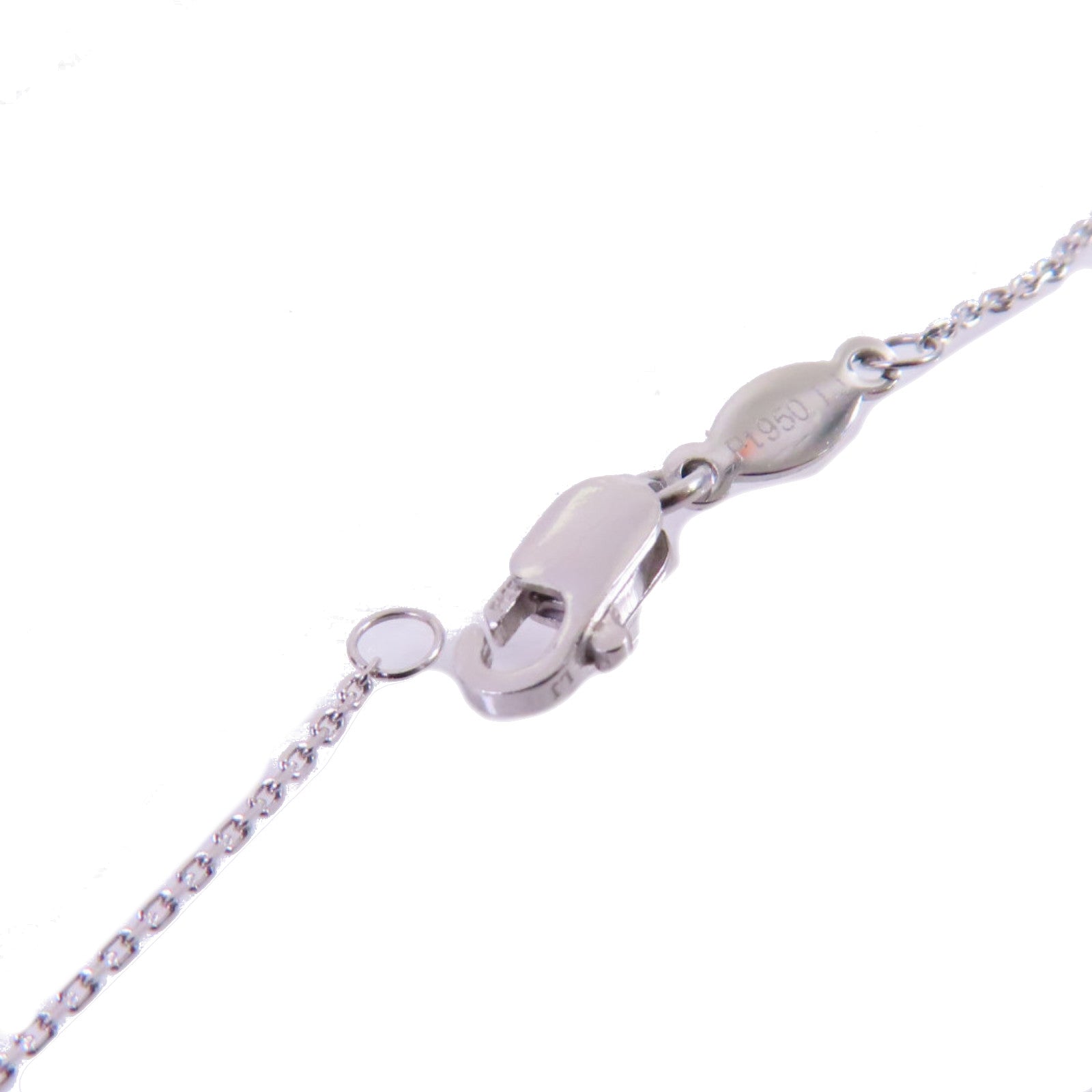 JEWELRY (PRICE DOWN) 0.095ct Diamond Necklace 18K White Gold PT950 Platinum