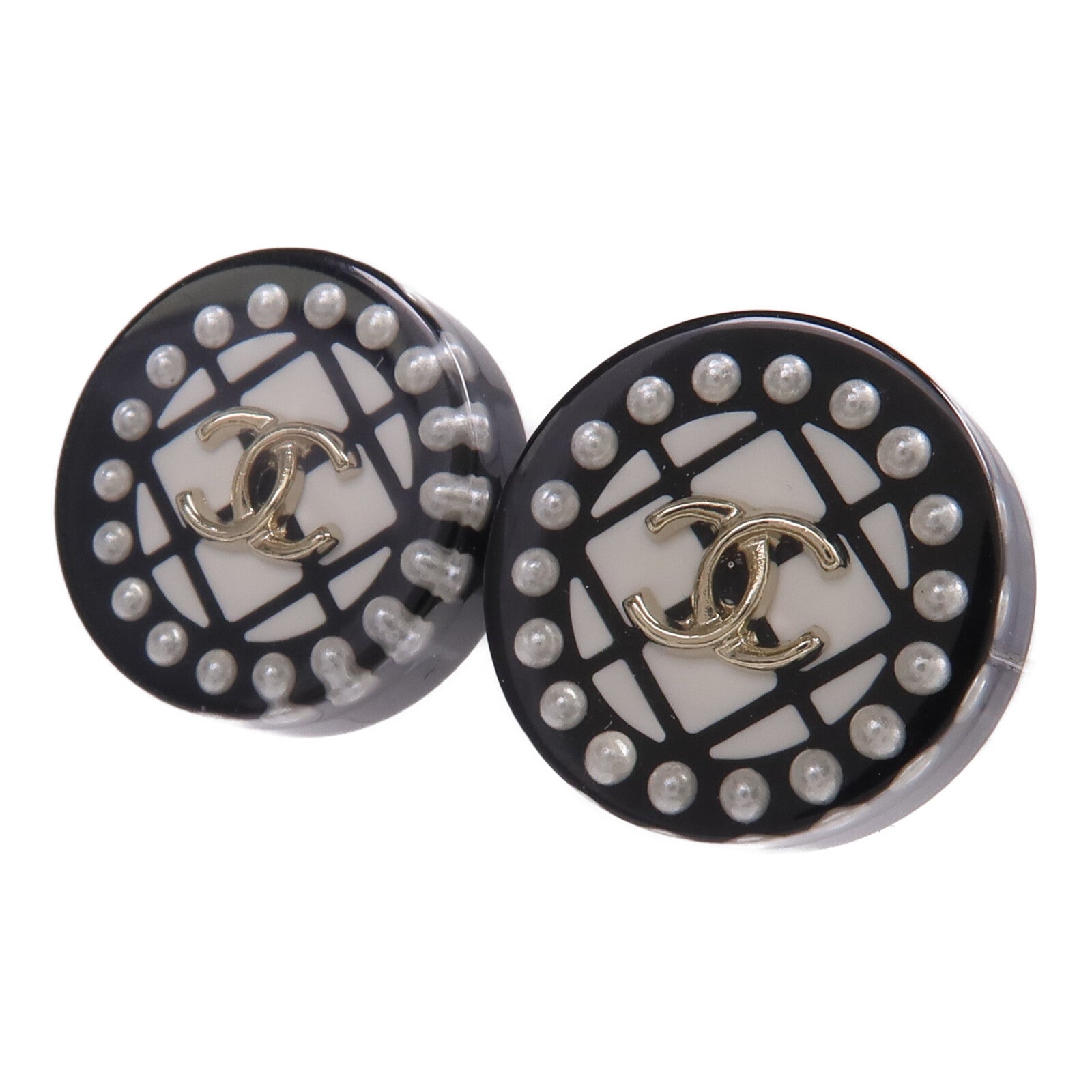 CHANEL PVC/金屬Earrings耳環