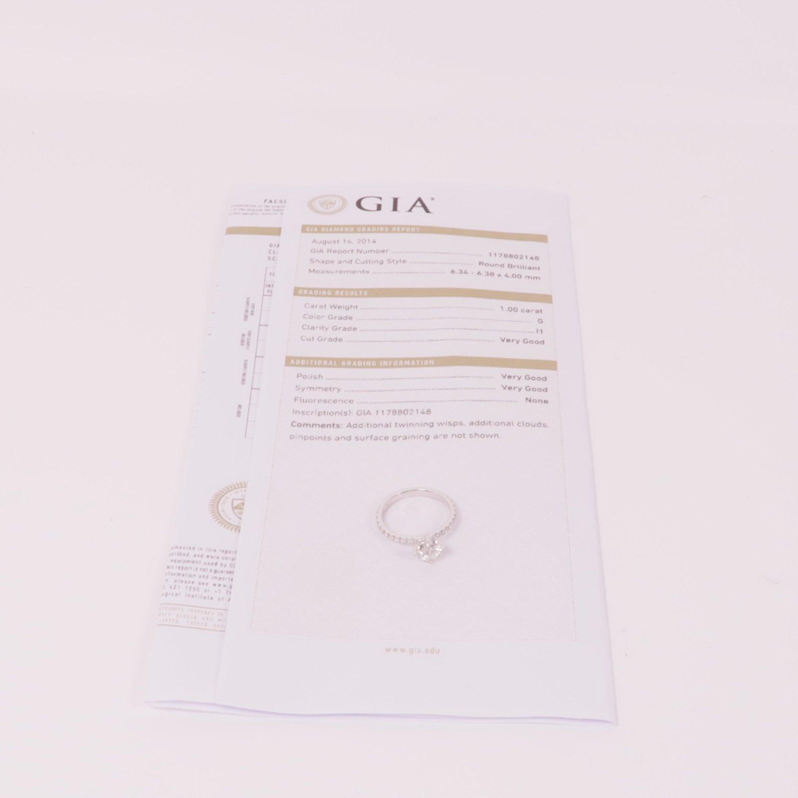 JEWELRY 18K白金Diamond Ring鑽石戒指US#6.25