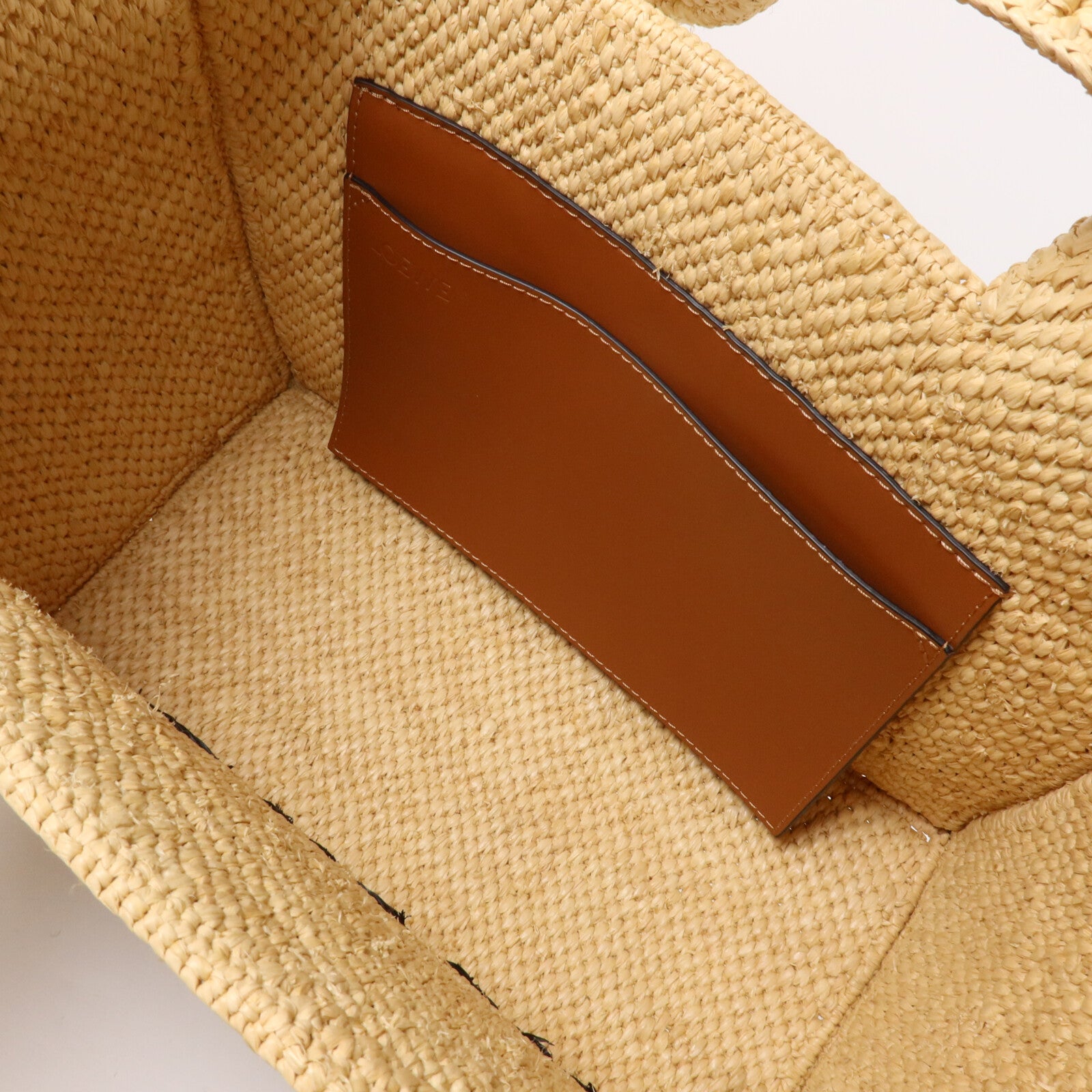 LOEWE Raffia Font Tote Medium手挽肩背兩用袋