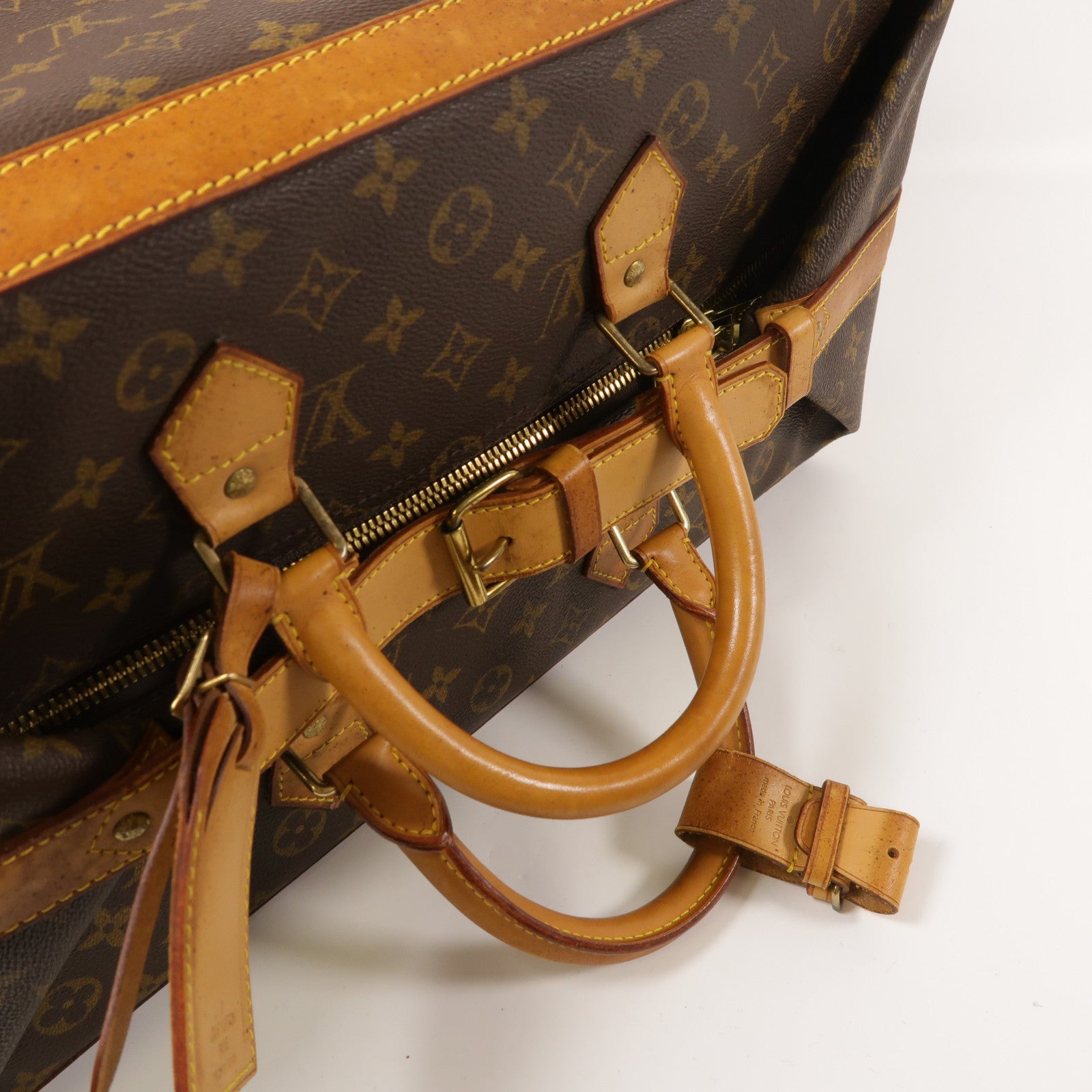 LOUIS VUITTON Monogram Cruiser45金扣手挽袋