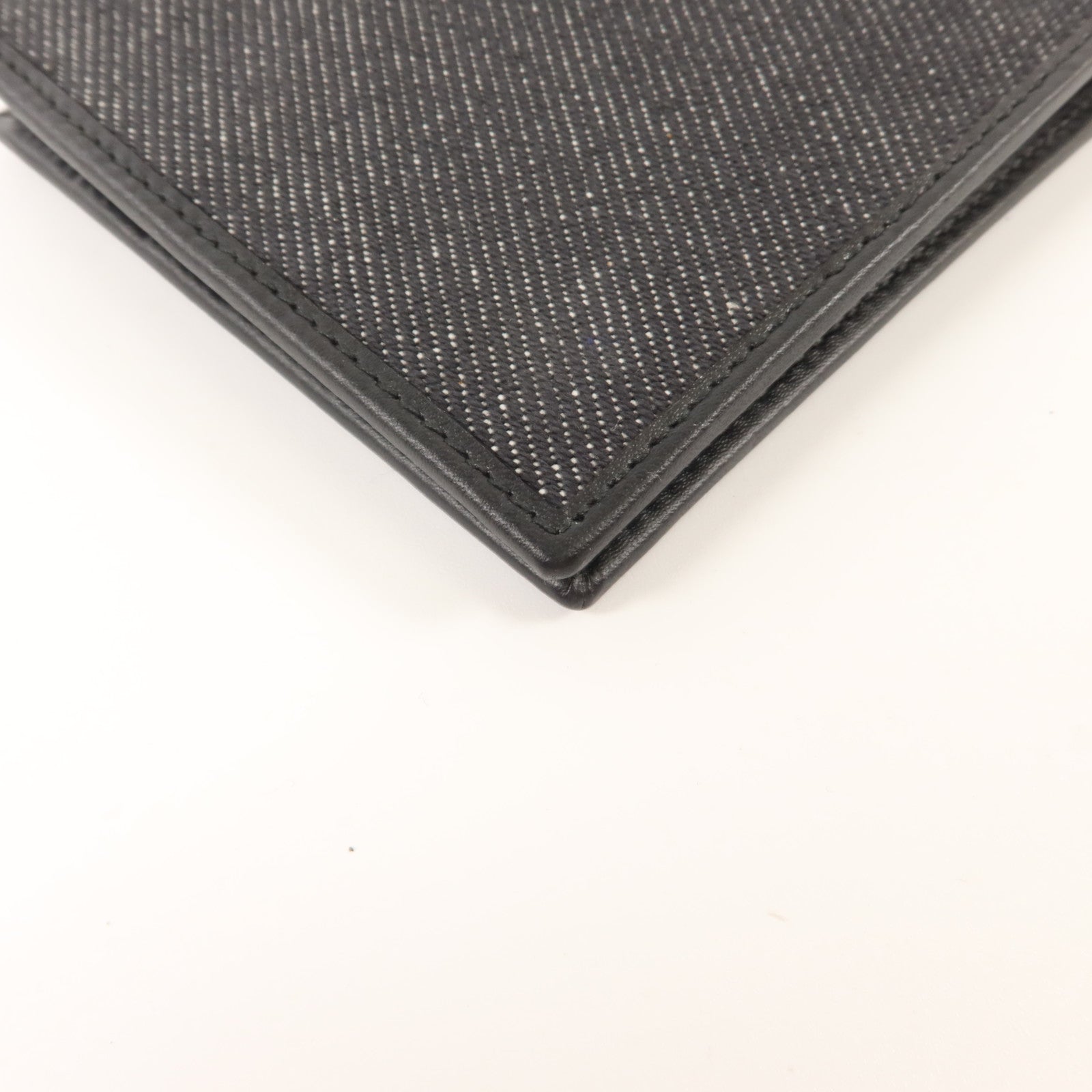 GUCCI 牛仔布料/牛皮皮革Bifold Wallet錢包