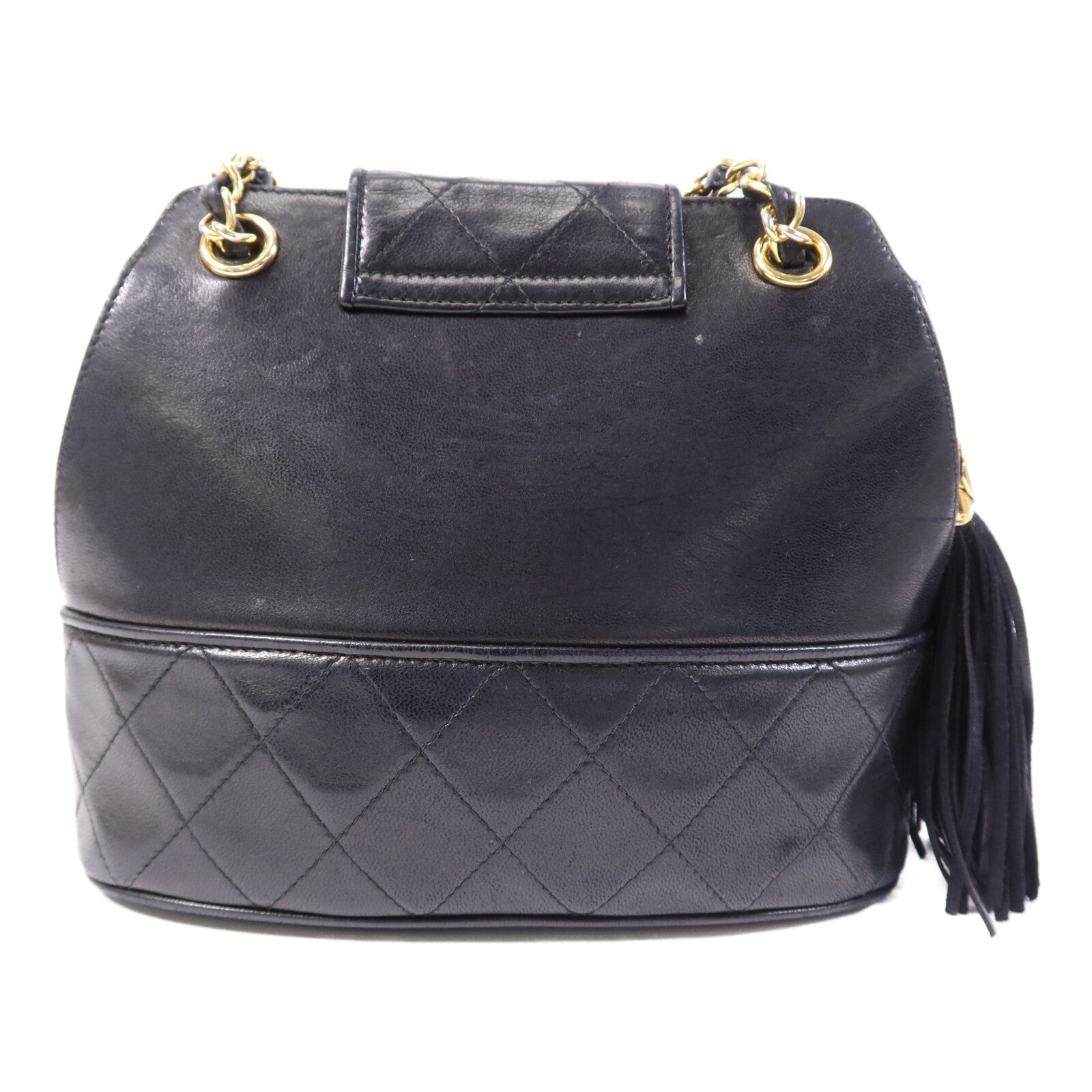 CHANEL 羊皮皮革Shoulder Bag金扣鏈帶肩背袋
