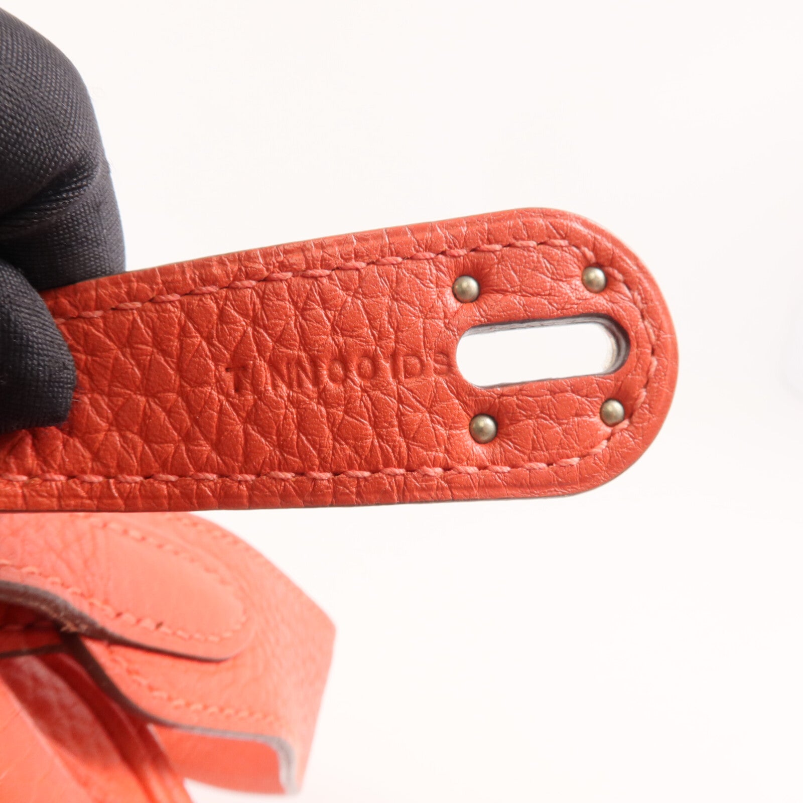 HERMES Clemence皮革Lindy 30銀扣手挽肩背兩用袋Rose Jaipur